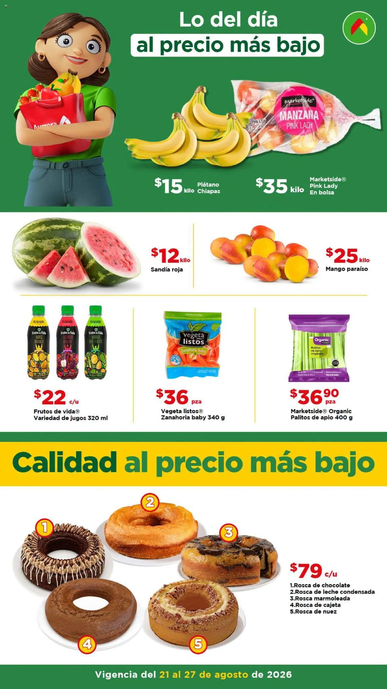 Vista previa las ofertas de la tienda Bodega Aurrerá - Bodega Aurrerá folleto Aprovecha más surtido desde el 21/08/2026 