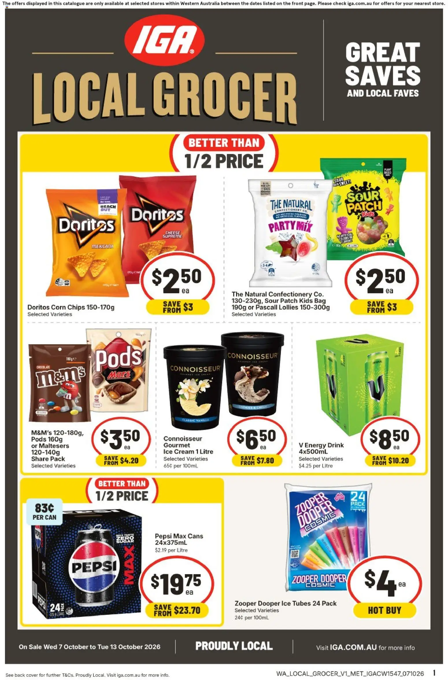 Preview of catalogue IGA Local Grocer WA from shop IGA valid 07/10/2026