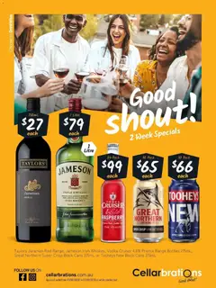 Preview of catalogue Good Shout! 10/08 from shop Cellarbrations valid 10/08/2026