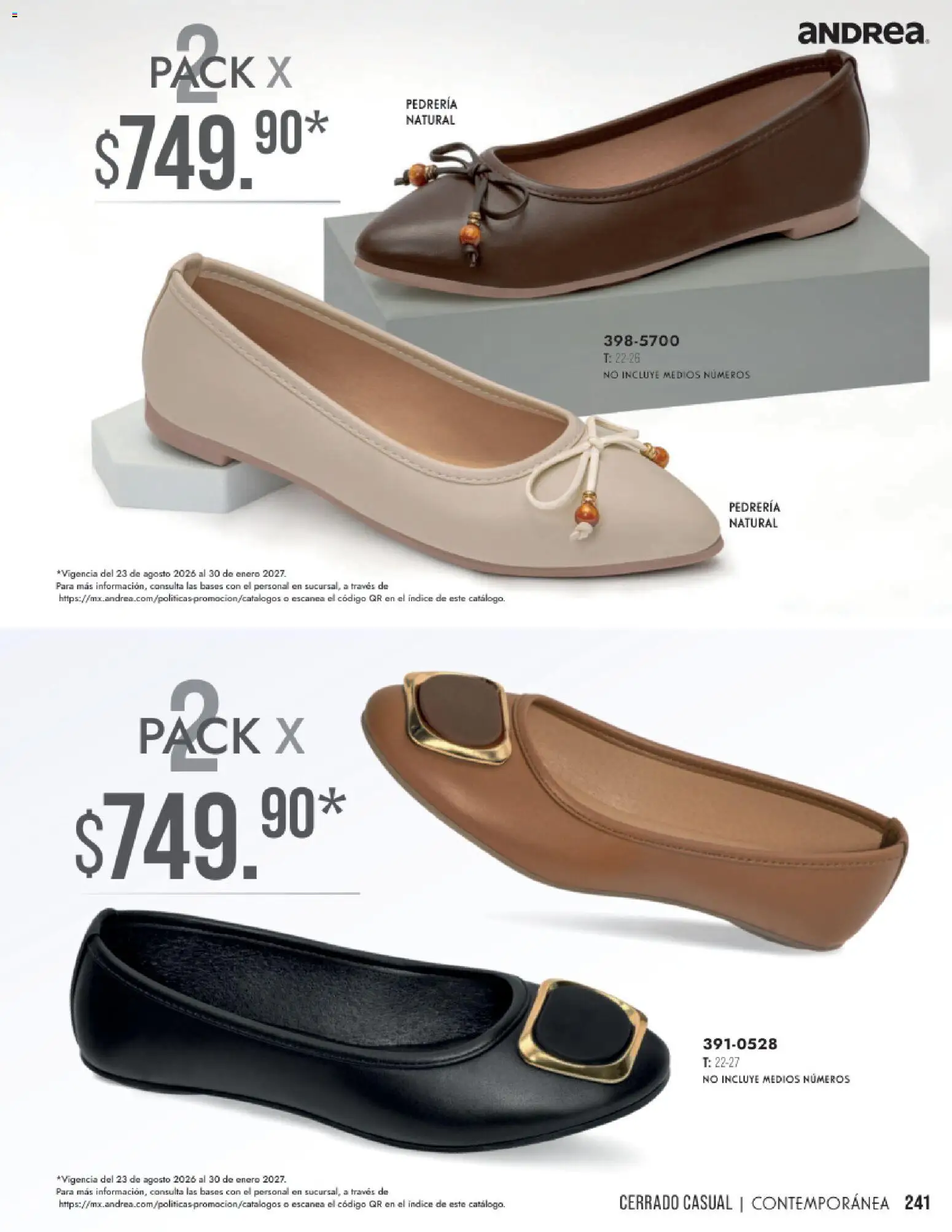 Vista previa las ofertas de la tienda Andrea - Andrea catálogo Otoño Invierno desde el 23/08/2026 