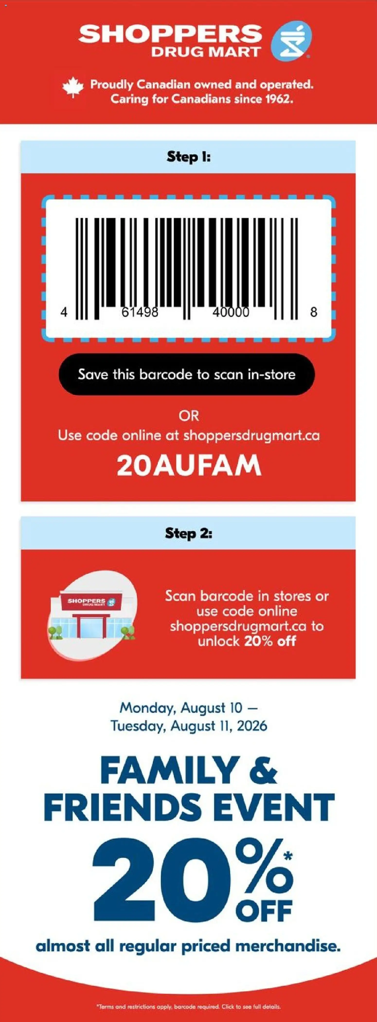 Preview of leaflet Shoppers - Event from shop Shoppers is valid from Aug 10, 2026