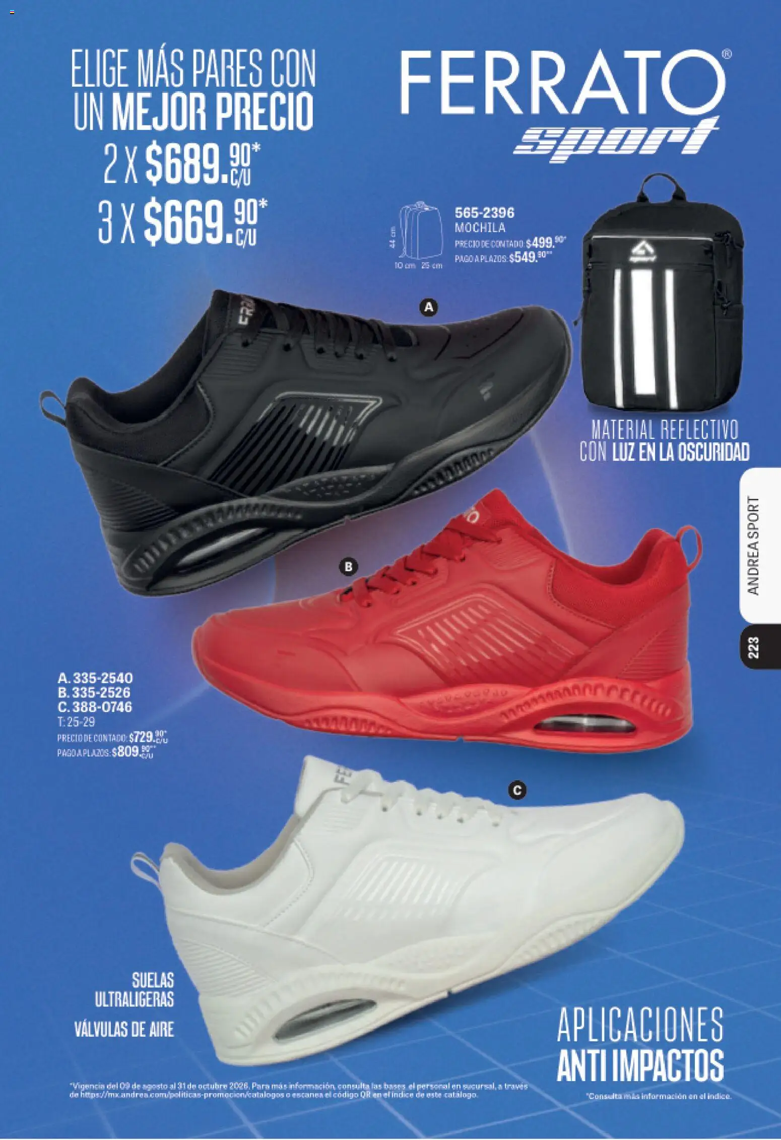 Vista previa las ofertas de la tienda Andrea - Andrea catálogo Deportivo Completo desde el 09/08/2026 