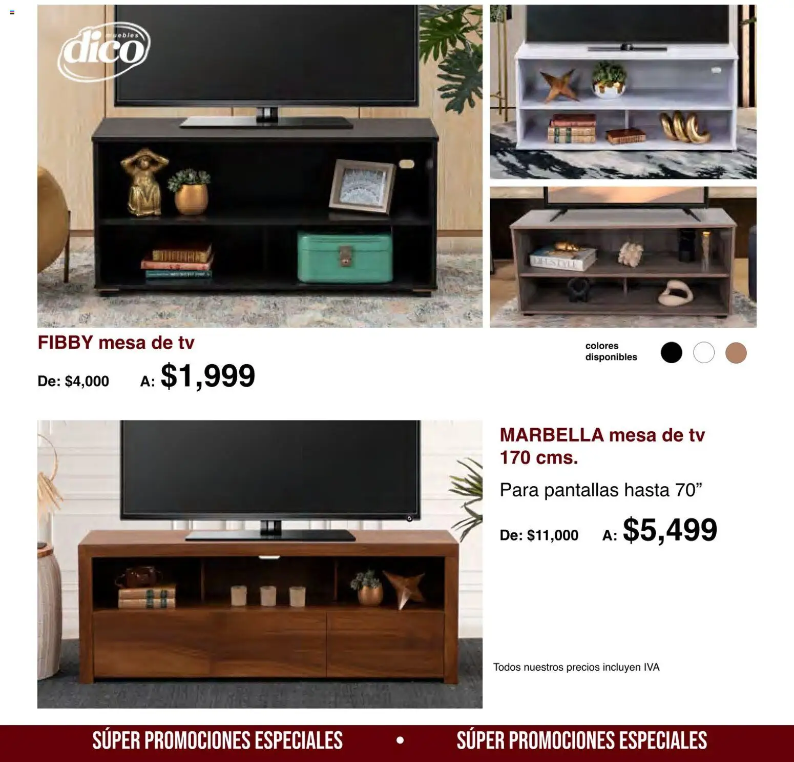 Vista previa las ofertas de la tienda Muebles Dico - Muebles Dico catálogo Medio año, medio precio desde el 01/08/2026 