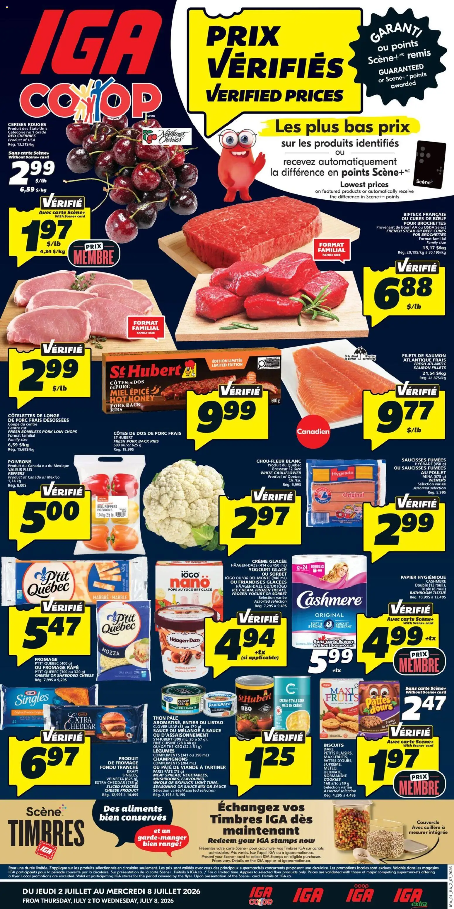 Preview of leaflet IGA weekly flyer / circulaire from shop IGA is valid from Jul 02, 2026