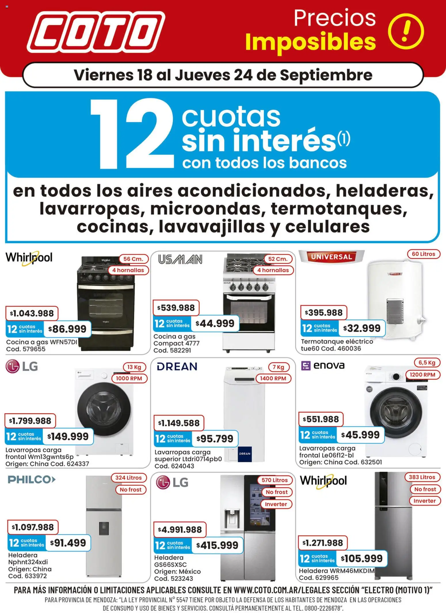 Vista previa del folleto de la tienda Coto válido desde el 18/09/2026 