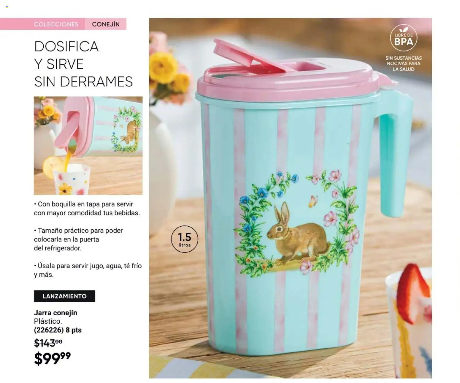 Vista previa las ofertas de la tienda AVON - Casa & Estilo 4 2026 desde el 20/02/2026 - Té, Jarra