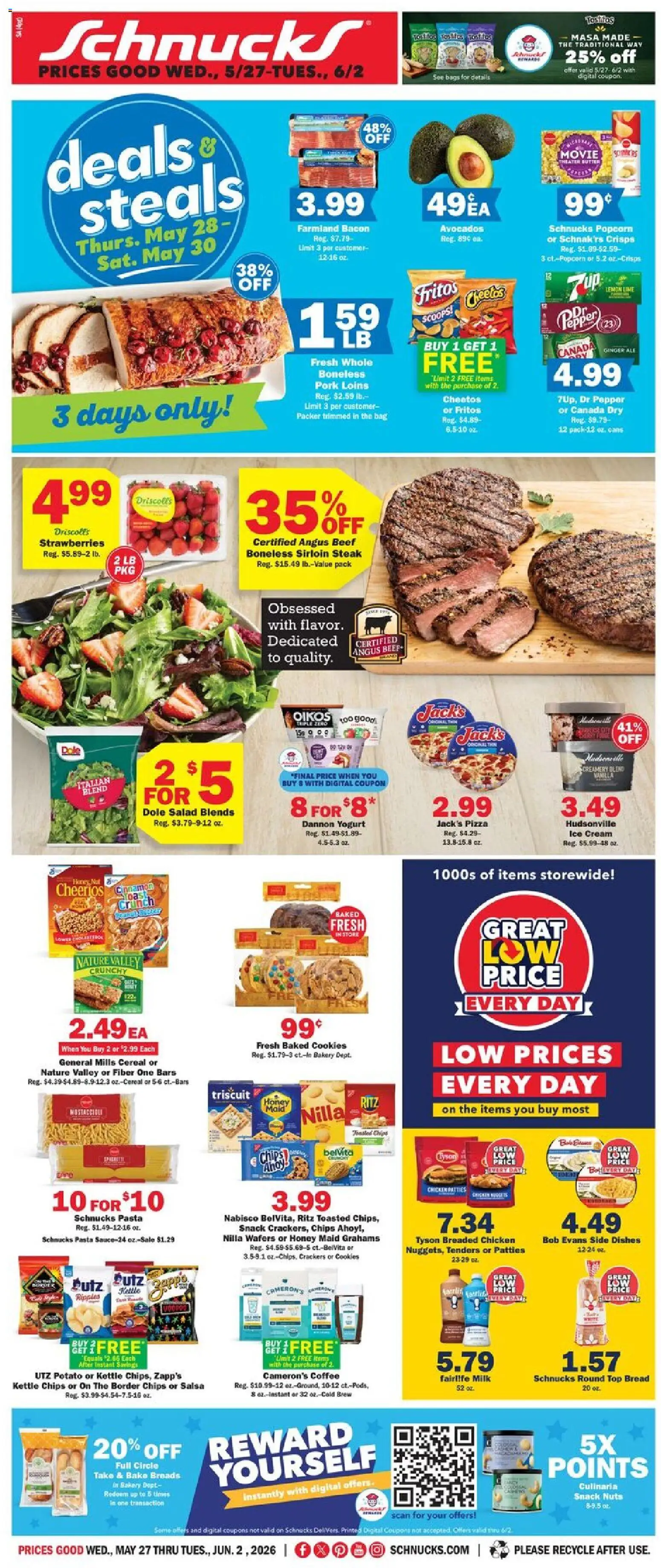 Ad Preview of Schnucks Schnucks Weekly Print Ad - IL from 05/27/2026