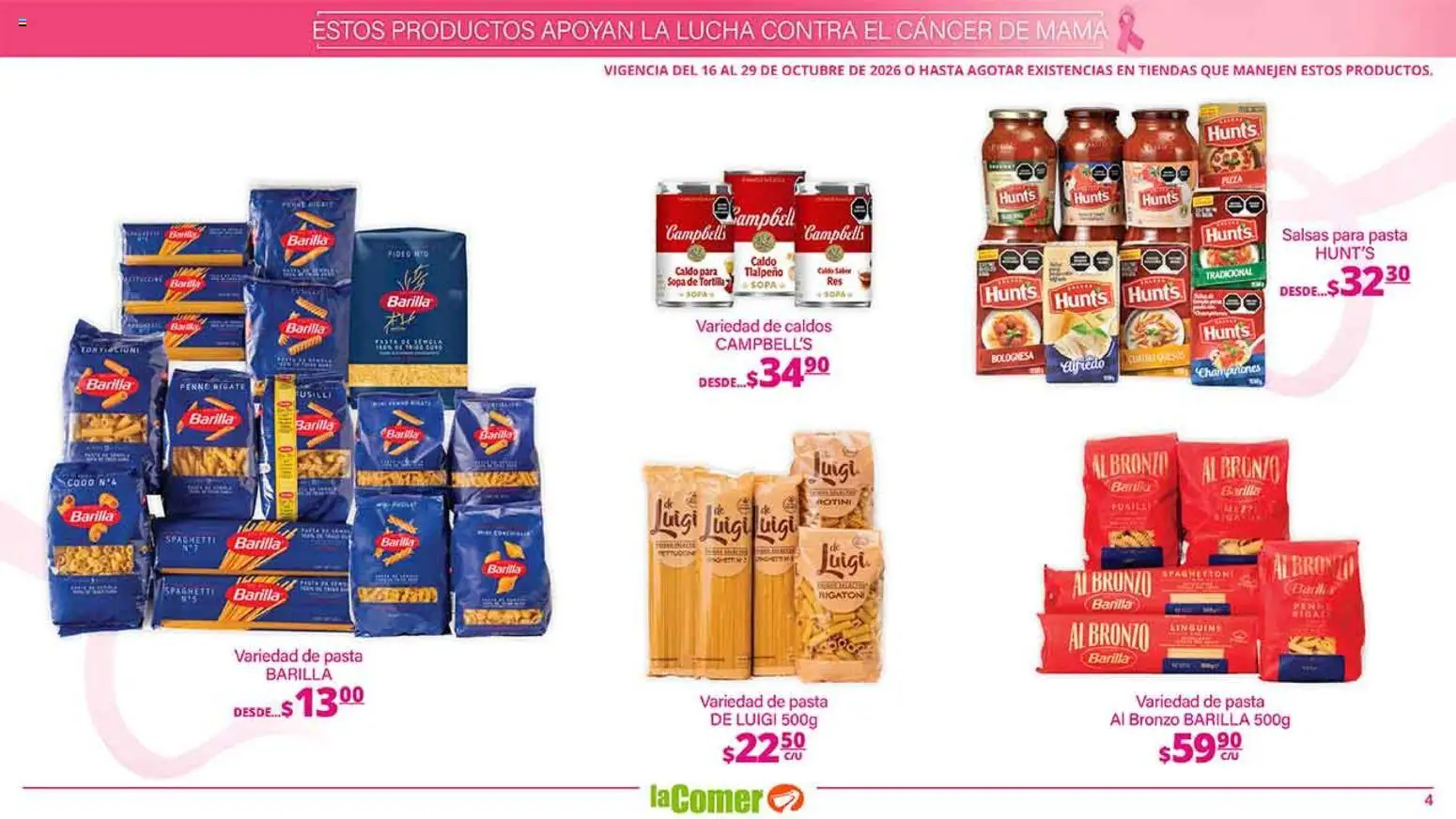 Vista previa las ofertas de la tienda La Comer - La Comer folleto es la tienda rosa desde el 16/10/2026 