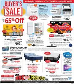 Ad Preview of ABC Warehouse ABC Warehouse Weekly Ad from 07/12/2026