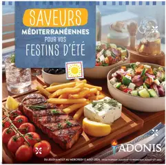 Preview of leaflet Adonis circulaire - Saveurs Méditerranéennes from shop Adonis is valid from Aug 06, 2026