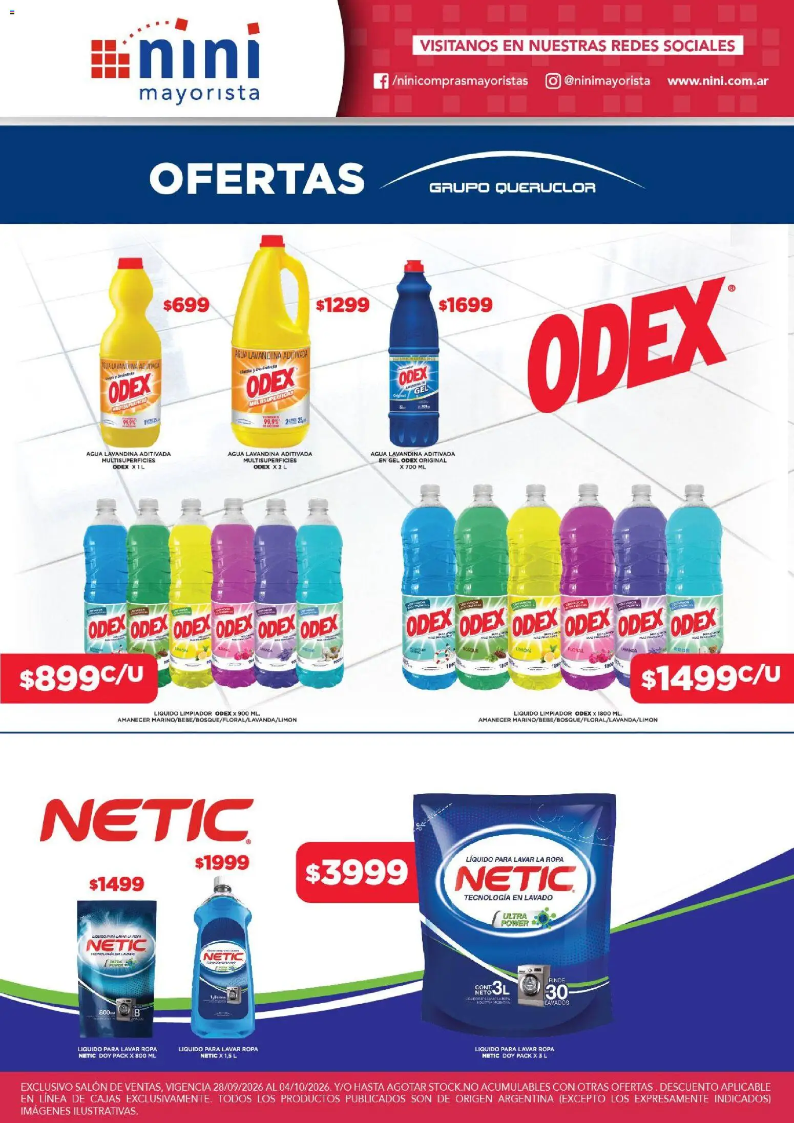 Vista previa del folleto de la tienda NINI Mayorista válido desde el 28/09/2026 