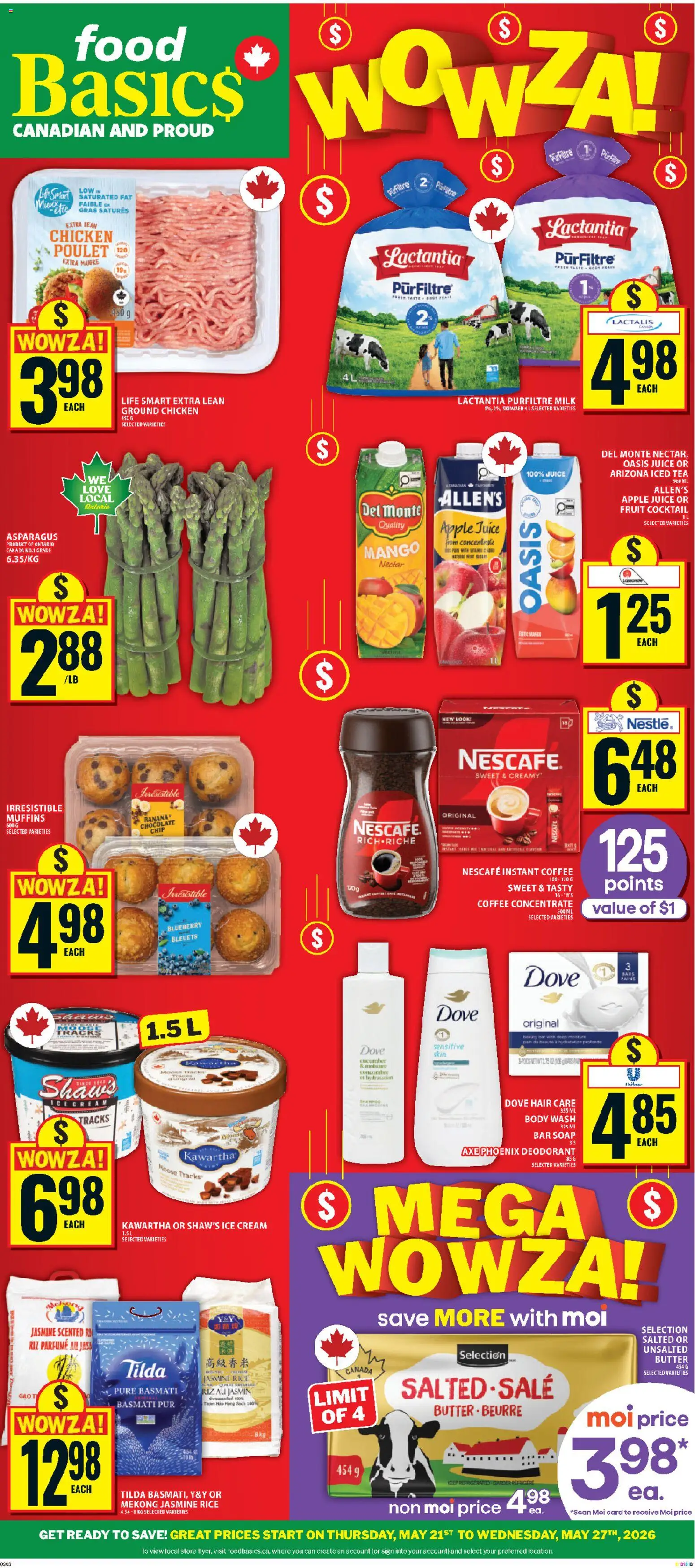 Preview of leaflet Food Basics weekly flyer / circulaire from shop Food Basics is valid from May 21, 2026