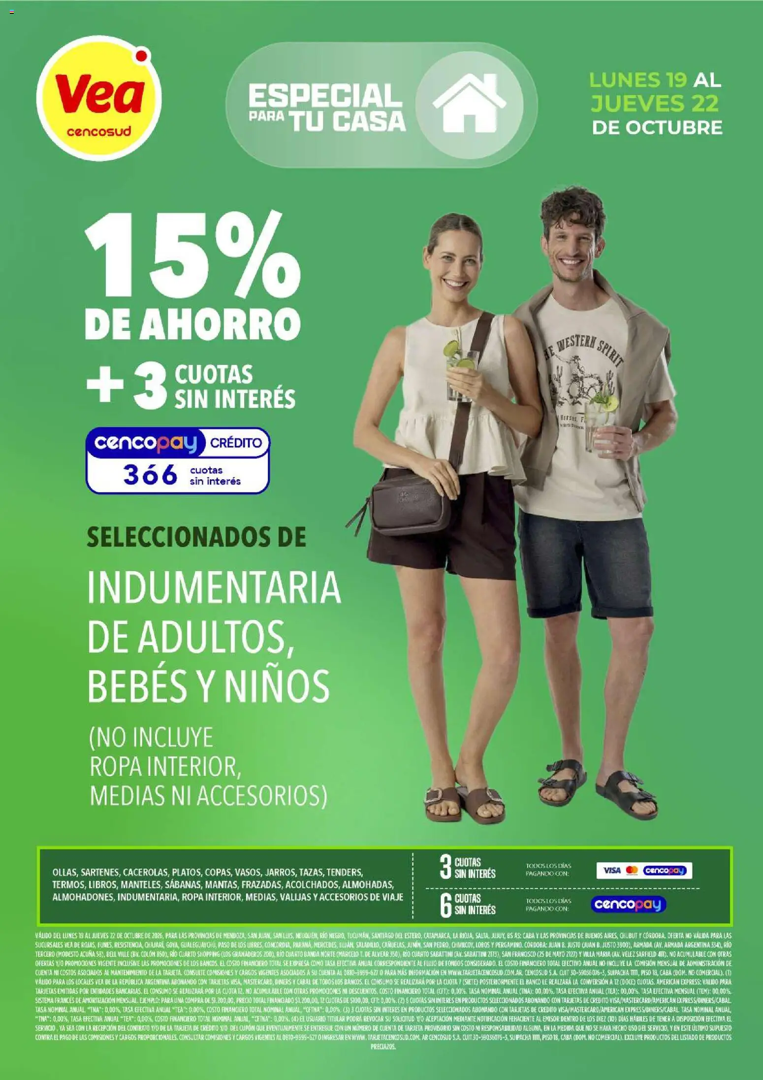 Vista previa del folleto de la tienda Vea válido desde el 19/10/2026 