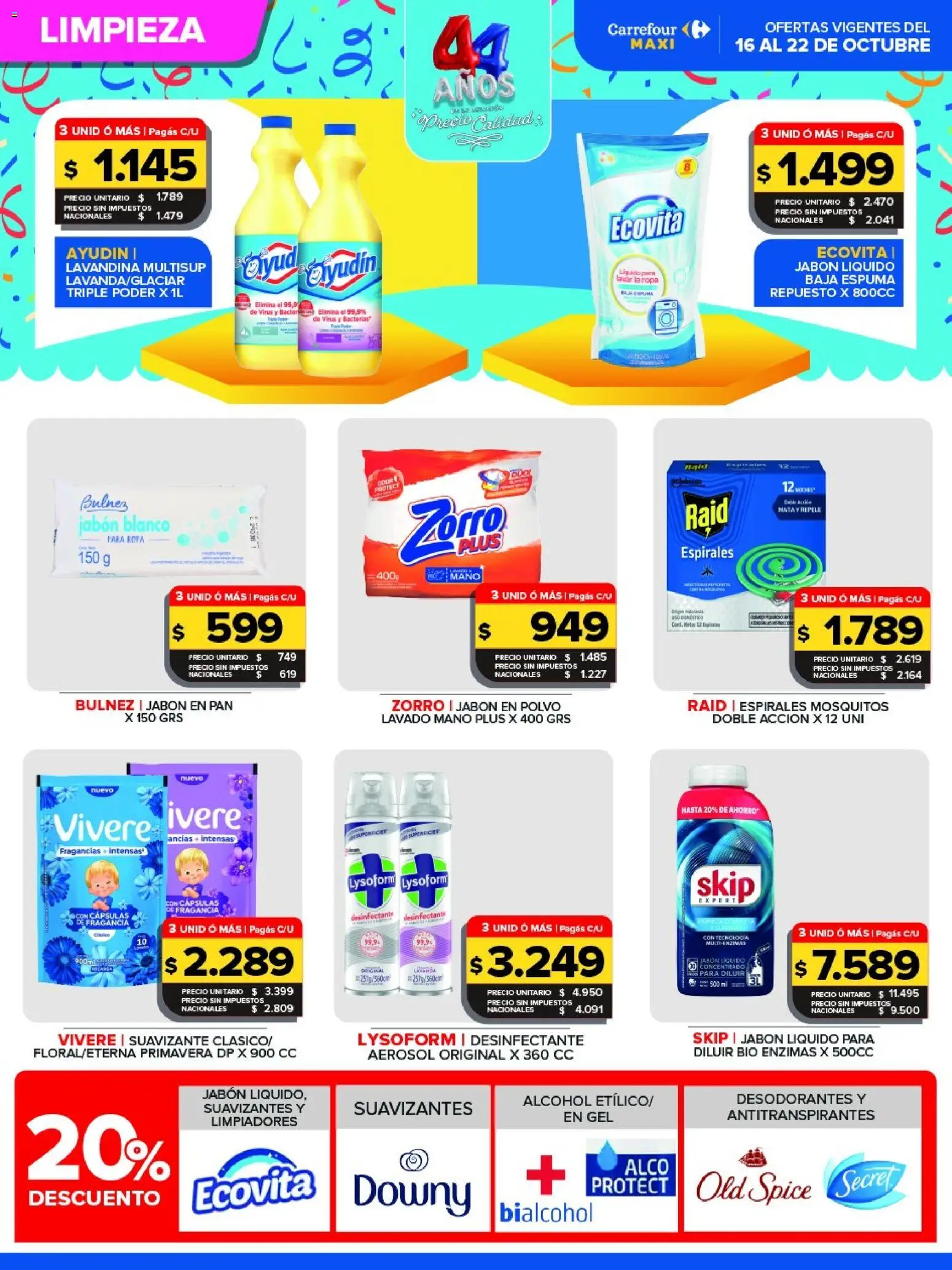 Vista previa del folleto de la tienda Carrefour Maxi válido desde el 16/10/2026 