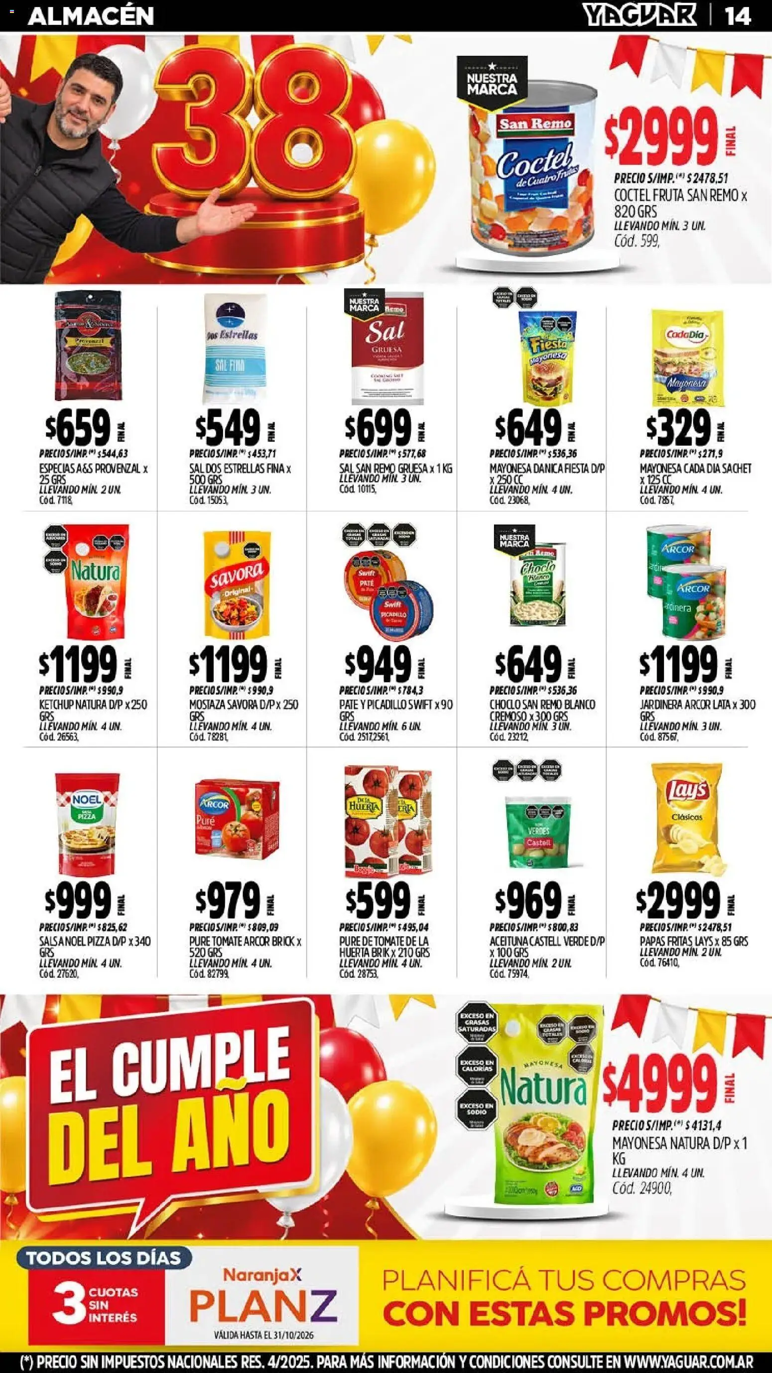 Vista previa del folleto de la tienda Yaguar válido desde el 26/10/2026 