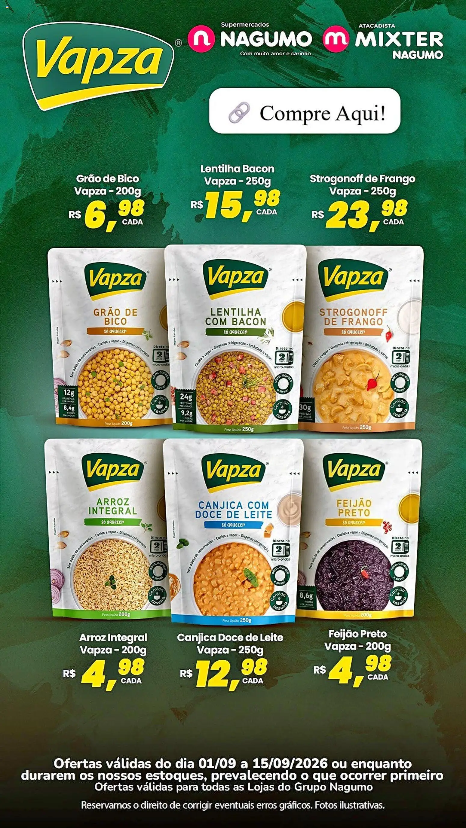 Pré-Visualização do folheto "Nagumo ofertas Vapza" da loja Nagumo válido a partir de 01/09/2026