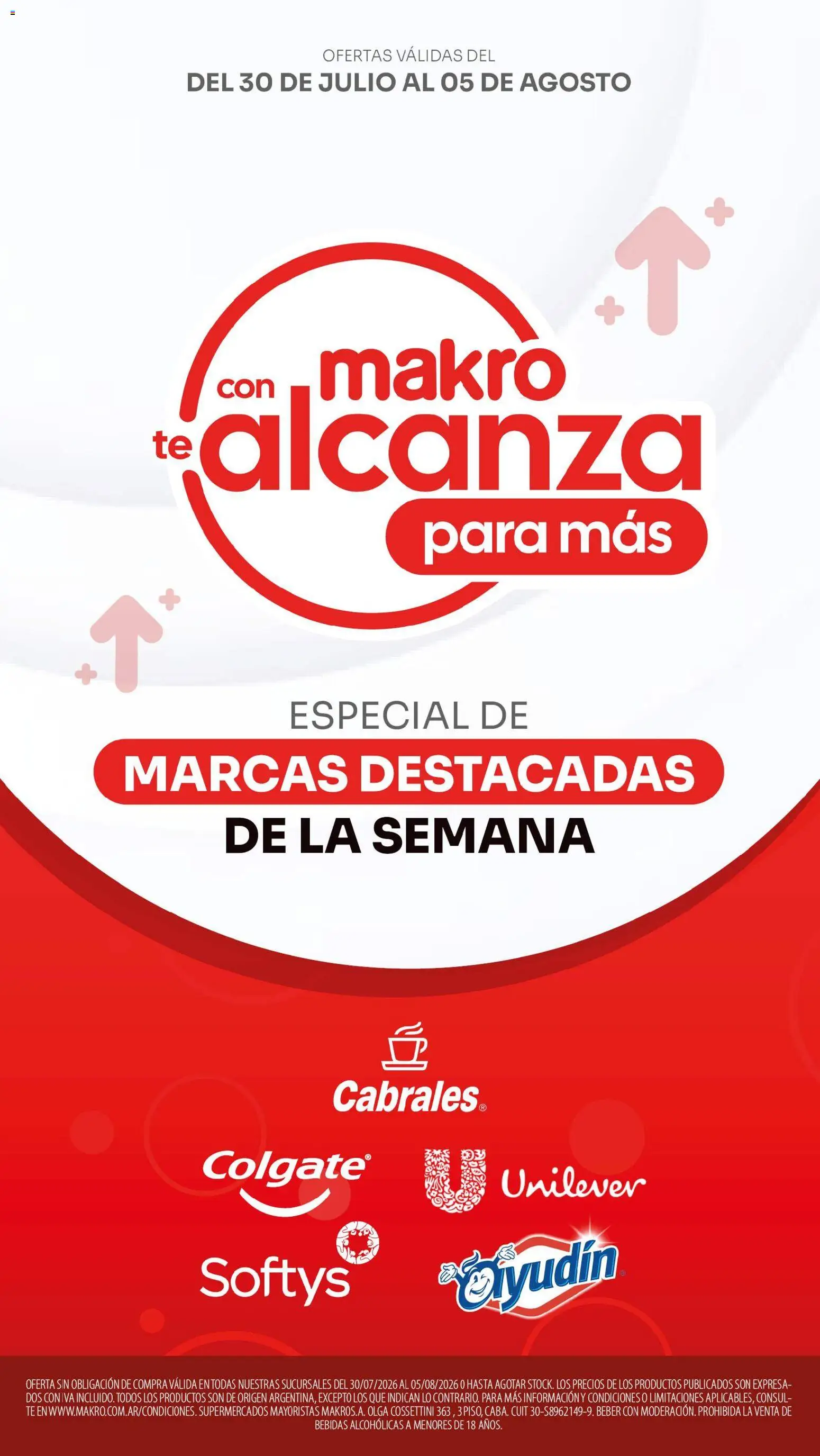 Vista previa del folleto de la tienda Makro válido desde el 30/07/2026 