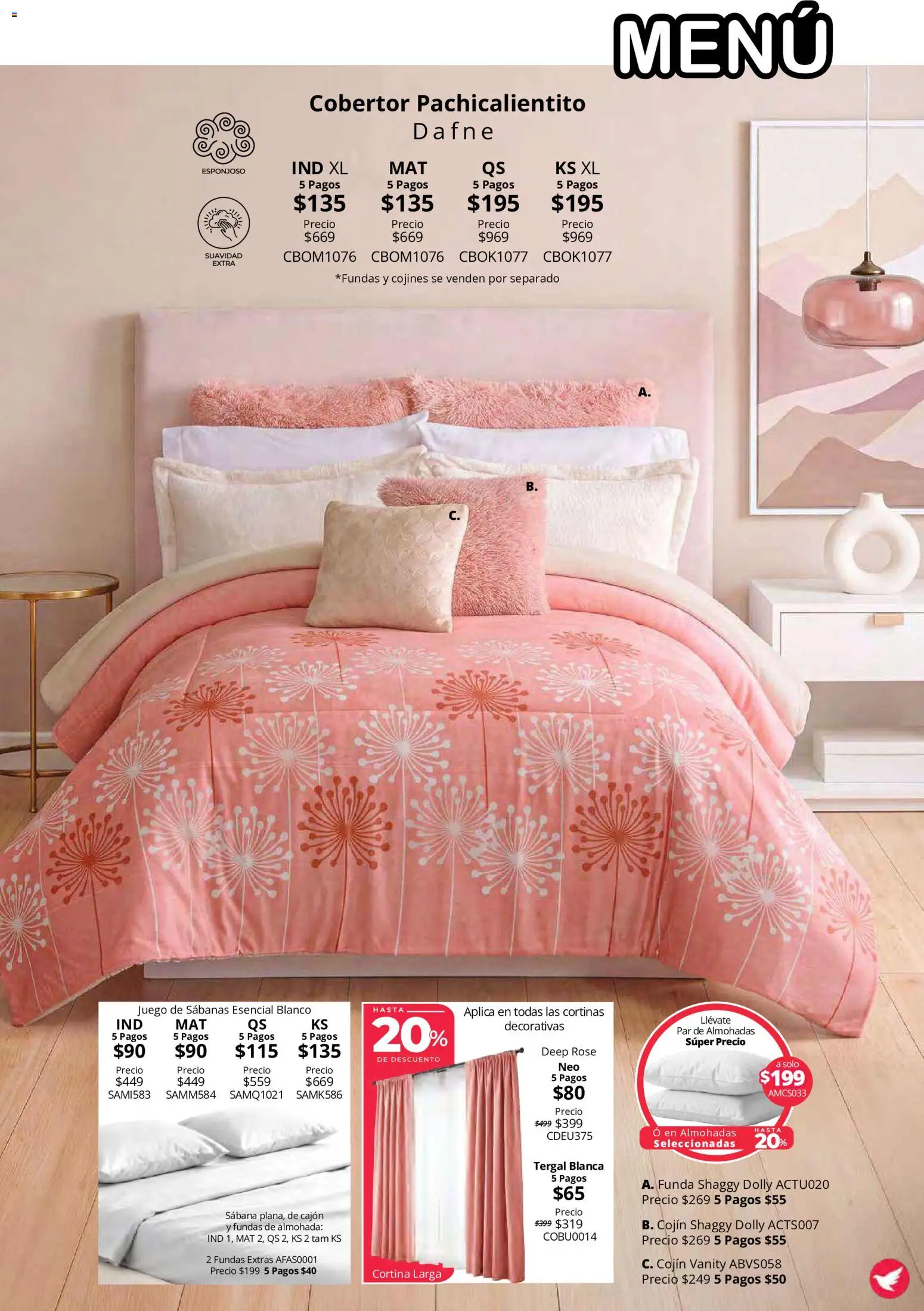 Vista previa las ofertas de la tienda Colchas Concord - Colchas Concord catálogo Colección Cobertor Calor de Hogar desde el 15/10/2026 