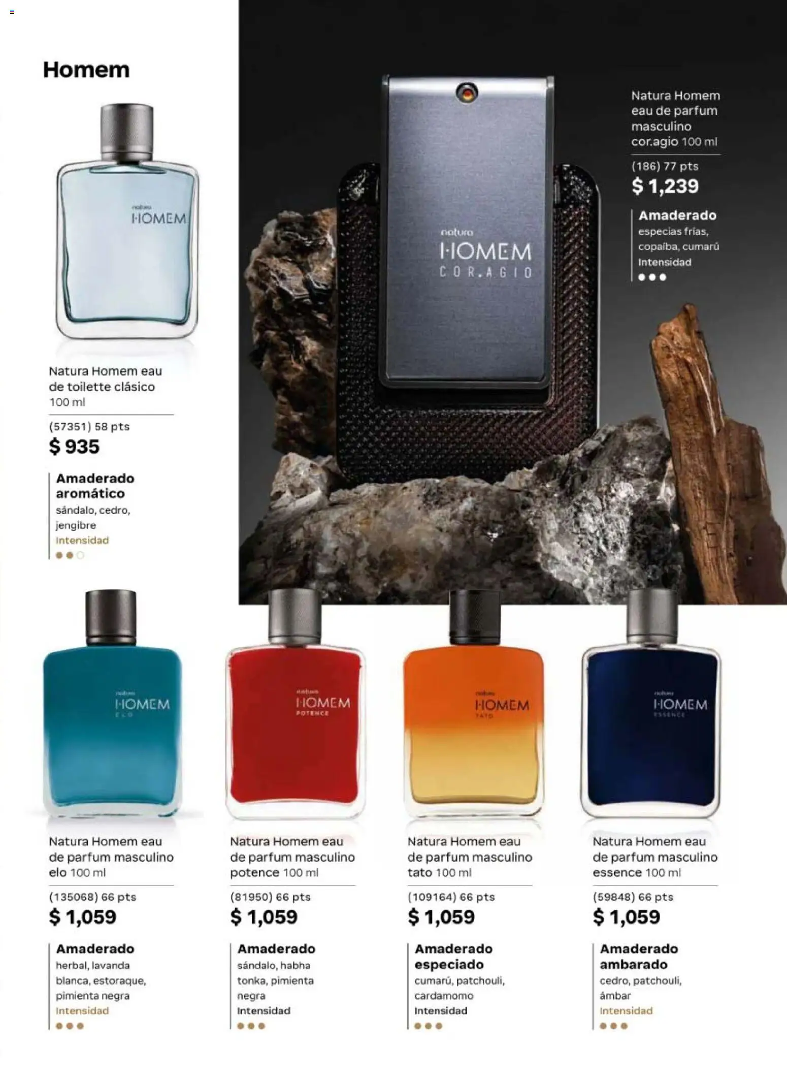 Vista previa las ofertas de la tienda Natura - Natura campaña 6 2026 desde el 02/04/2026 - Jengibre, Cardamomo, Pimienta, Eau de toilette, Especias