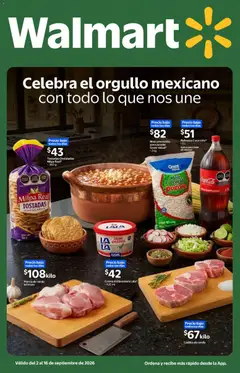 Vista previa las ofertas de la tienda Walmart - Walmart folleto Celebra el orgullo mexicano con todo lo que nos une desde el 02/09/2026 