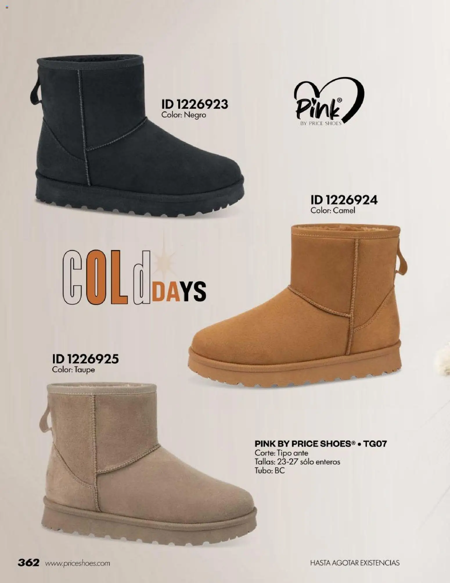 Vista previa las ofertas de la tienda Price Shoes - Price Shoes catálogo Botas desde el 18/07/2026 