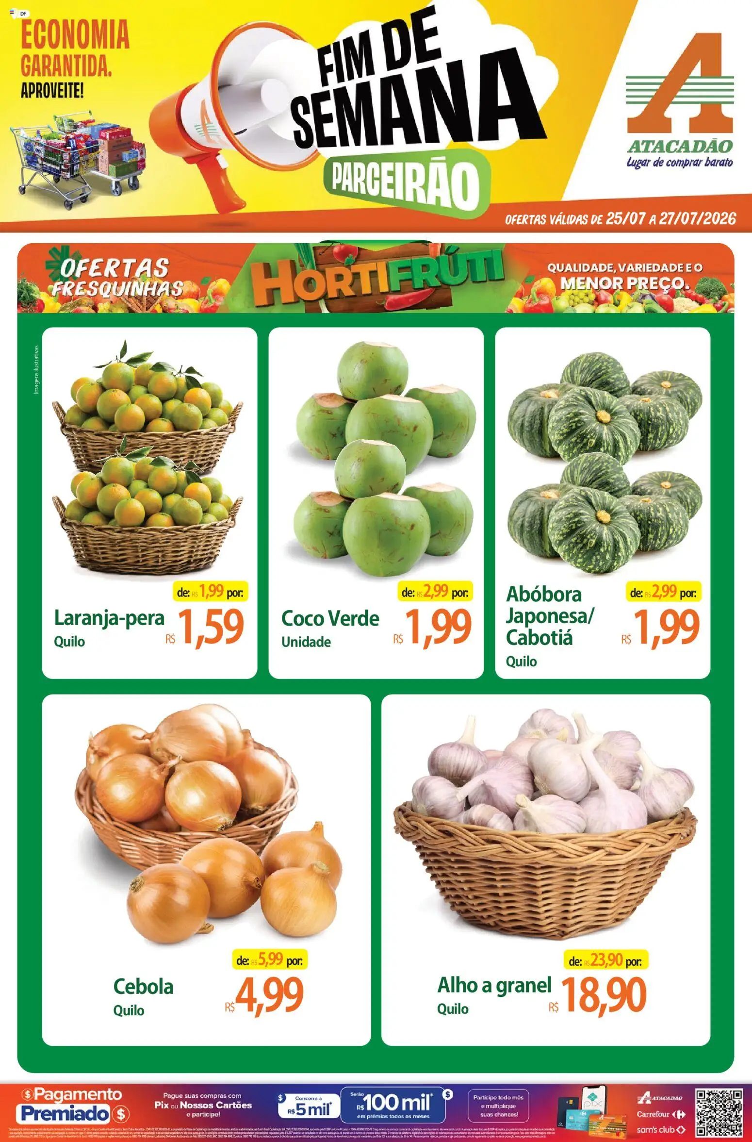 Pré-Visualização do folheto "Atacadão ofertas - DF" da loja Atacadão válido a partir de 25/07/2026