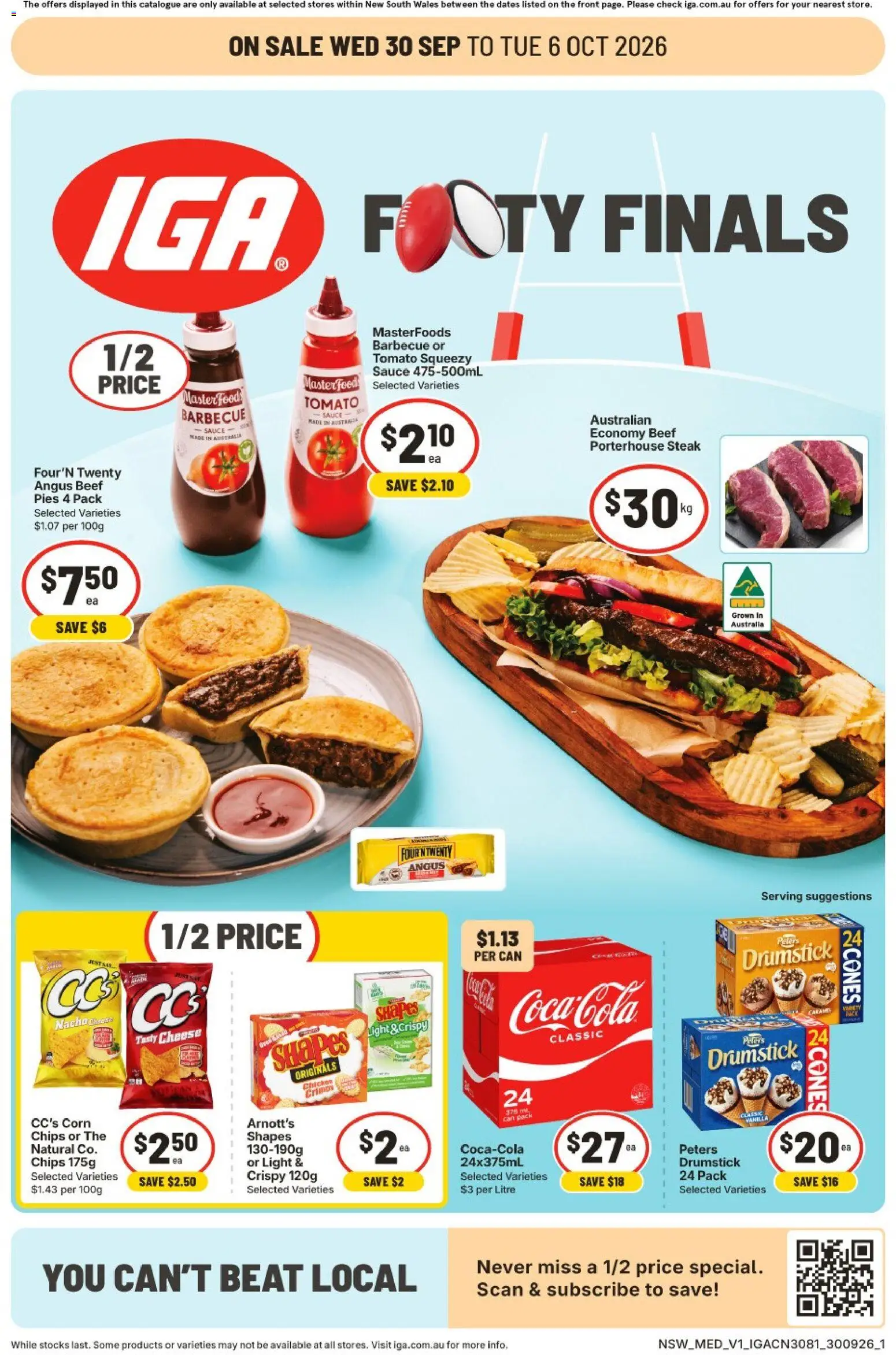 Preview of catalogue IGA catalogue Hackett from shop IGA valid 30/09/2026