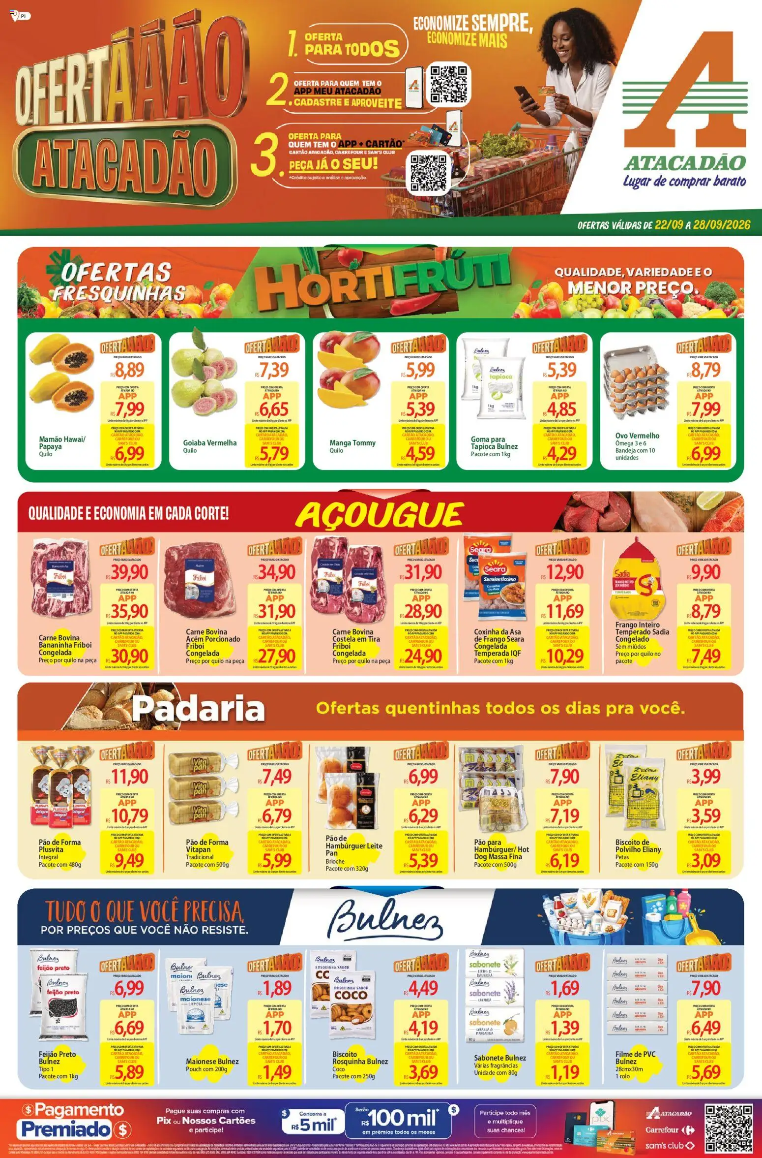 Pré-Visualização do folheto "Atacadão ofertas - PI" da loja Atacadão válido a partir de 22/09/2026