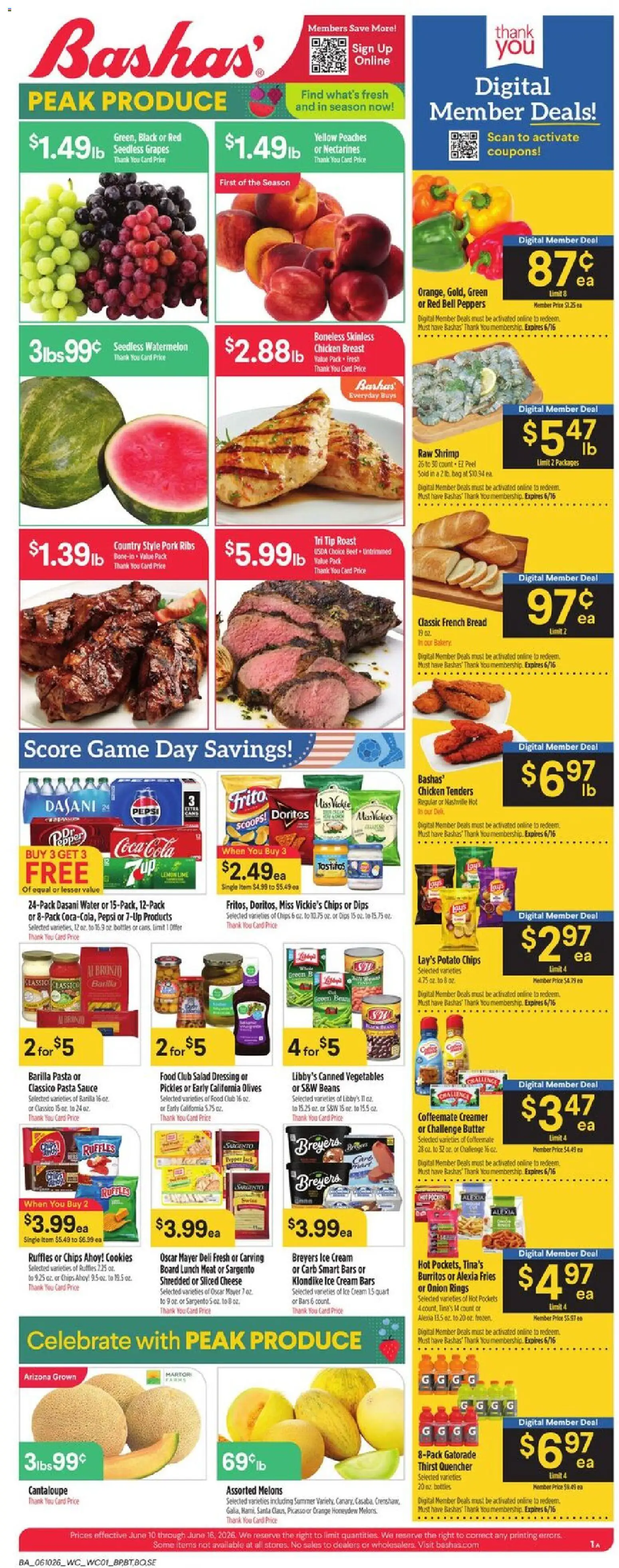 Ad Preview of Basha's Basha's Weekly Ad from 06/10/2026