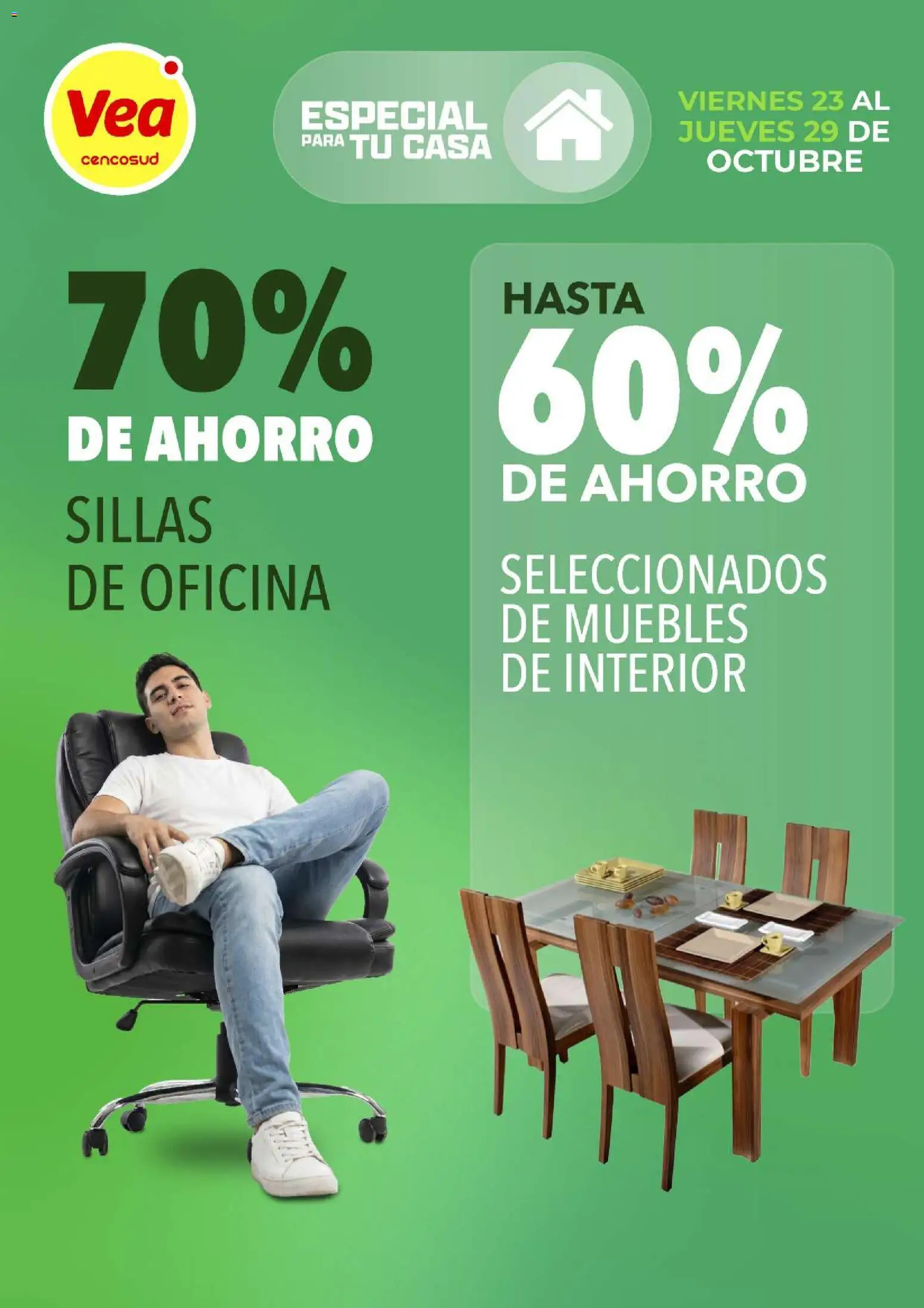 Vista previa del folleto de la tienda Vea válido desde el 23/10/2026 