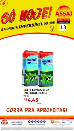 Pré-Visualização do folheto "Assaí Atacadista ofertas - DF" da loja Assaí Atacadista válido a partir de 13/05/2026