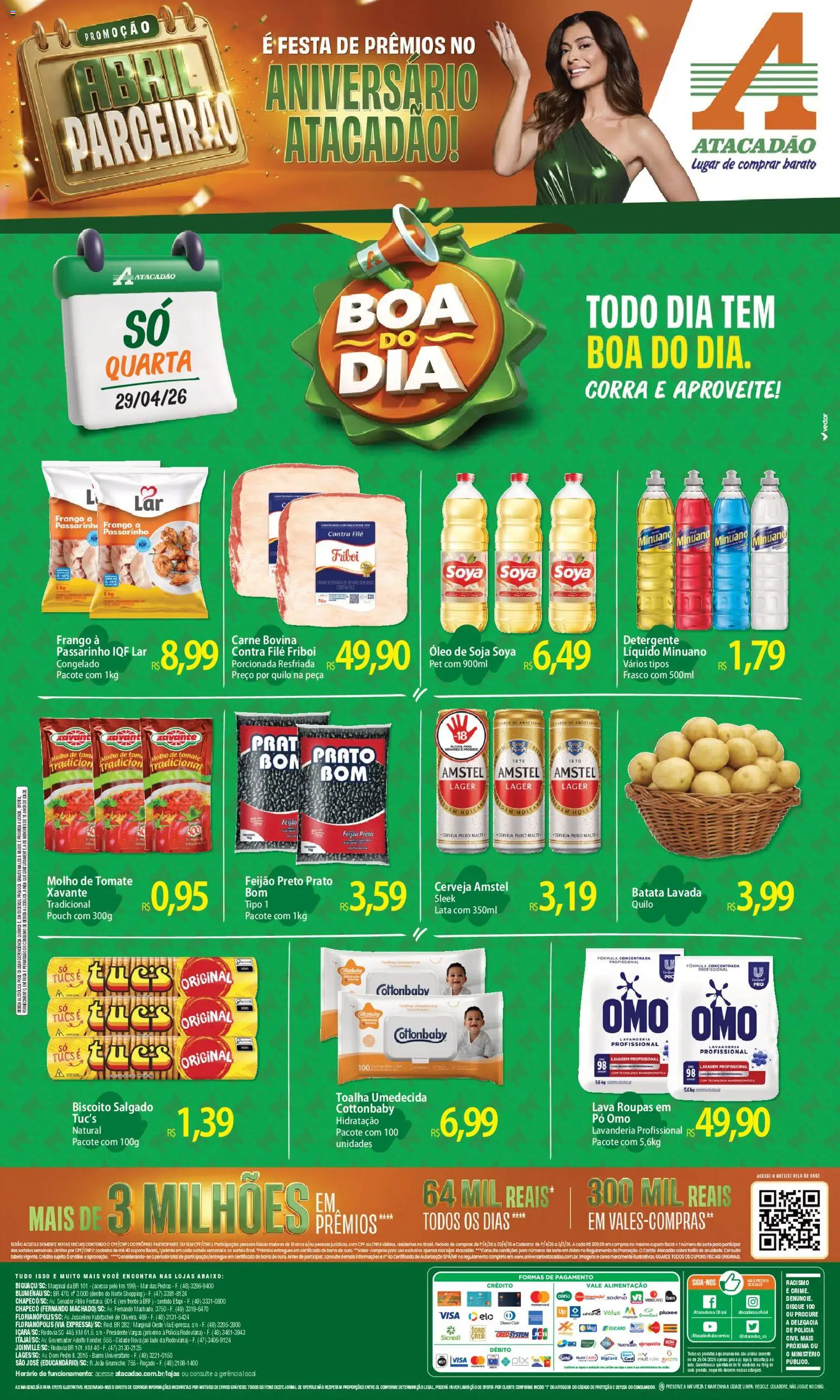 Pré-Visualização do folheto "Atacadão ofertas - SC" da loja Atacadão válido a partir de 29/04/2026