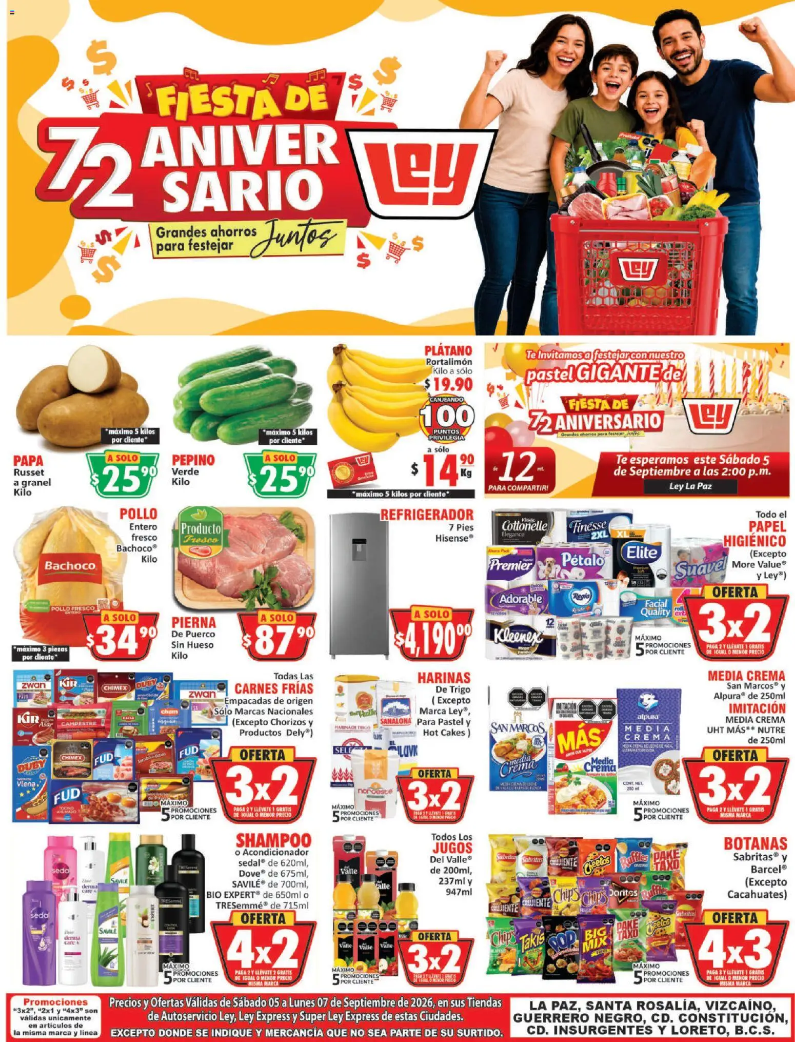 Vista previa las ofertas de la tienda Casa Ley - Casa Ley folleto Autoservicio La Paz, BCS desde el 05/09/2026 