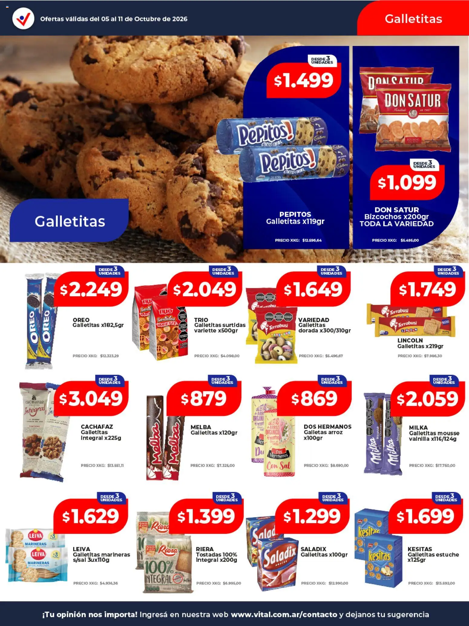 Vista previa del folleto de la tienda Vital válido desde el 05/10/2026 