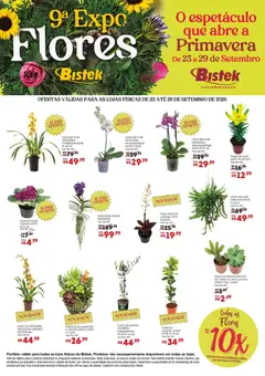Pré-Visualização do folheto "Bistek Supermercados ofertas Flores" da loja Bistek Supermercados válido a partir de 23/09/2026