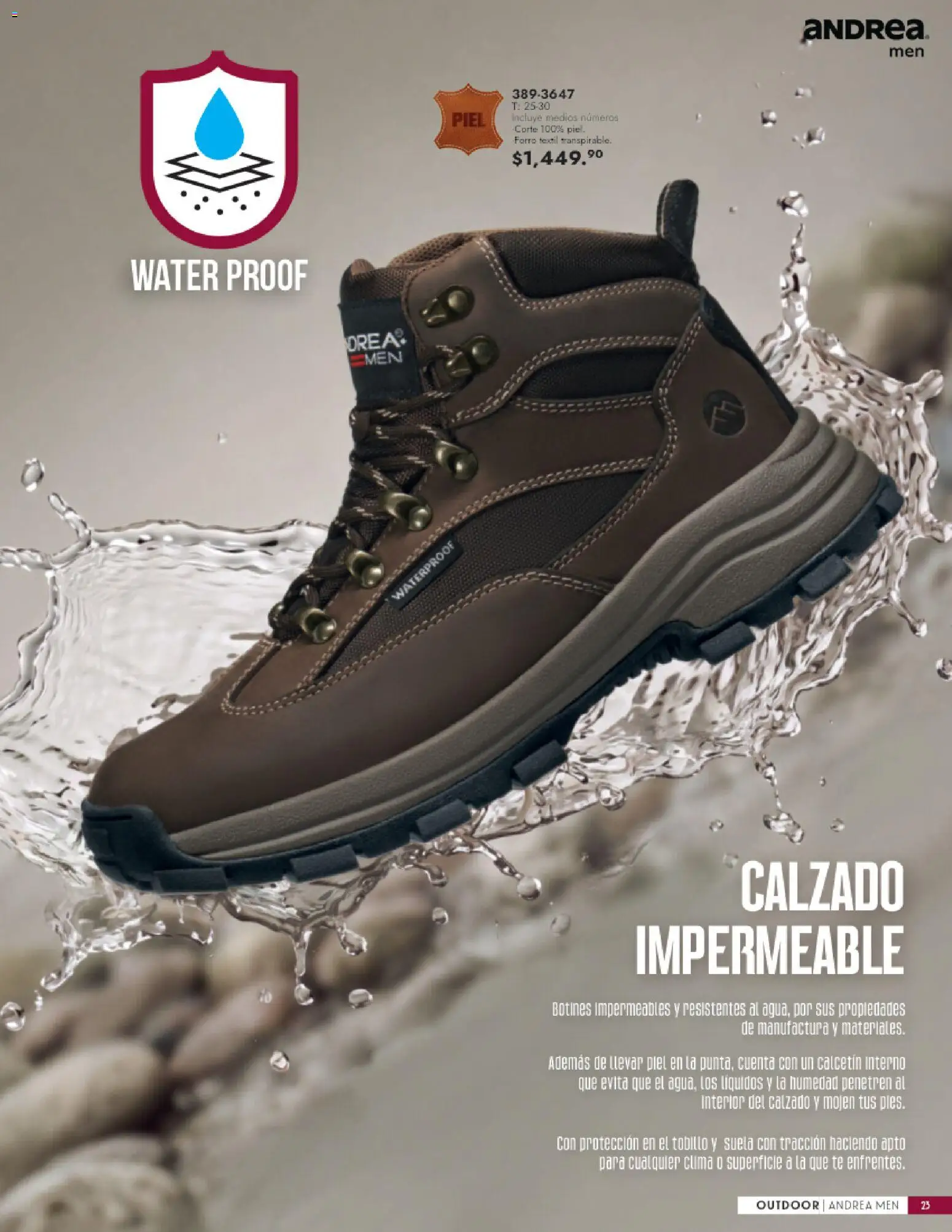 Vista previa las ofertas de la tienda Andrea - Andrea catálogo Calzado Caballero desde el 23/08/2026 