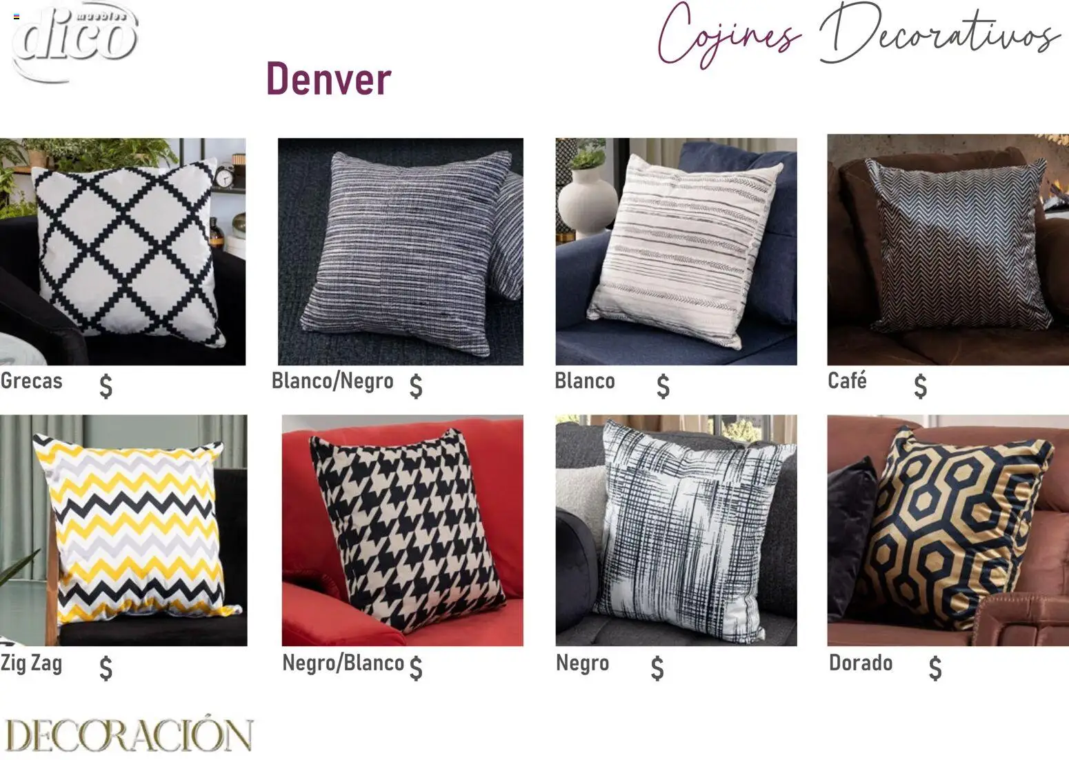 Vista previa las ofertas de la tienda Muebles Dico - Catálogo Decoración desde el 09/12/2025 