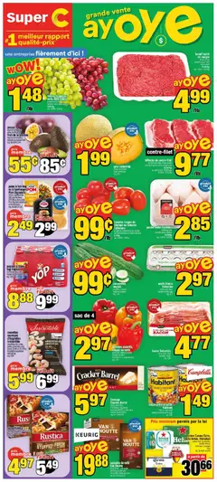 Preview of leaflet Super C weekly flyer / circulaire from shop Super C is valid from Sep 03, 2026