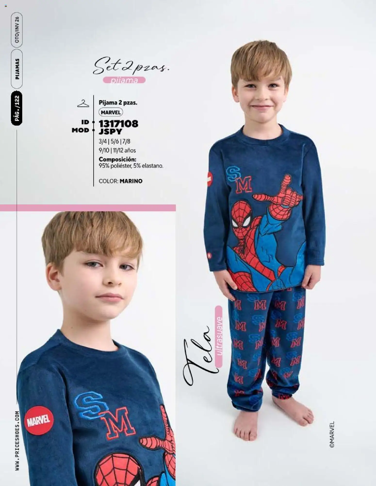 Vista previa las ofertas de la tienda Price Shoes - Price Shoes catálogo Pijamas desde el 07/10/2026 