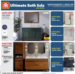 Un aperçu du dépliant Home Hardware flyer - Ultimate Bath Sale du magasin Home Hardware est valide à partir 9 juill. 2026
