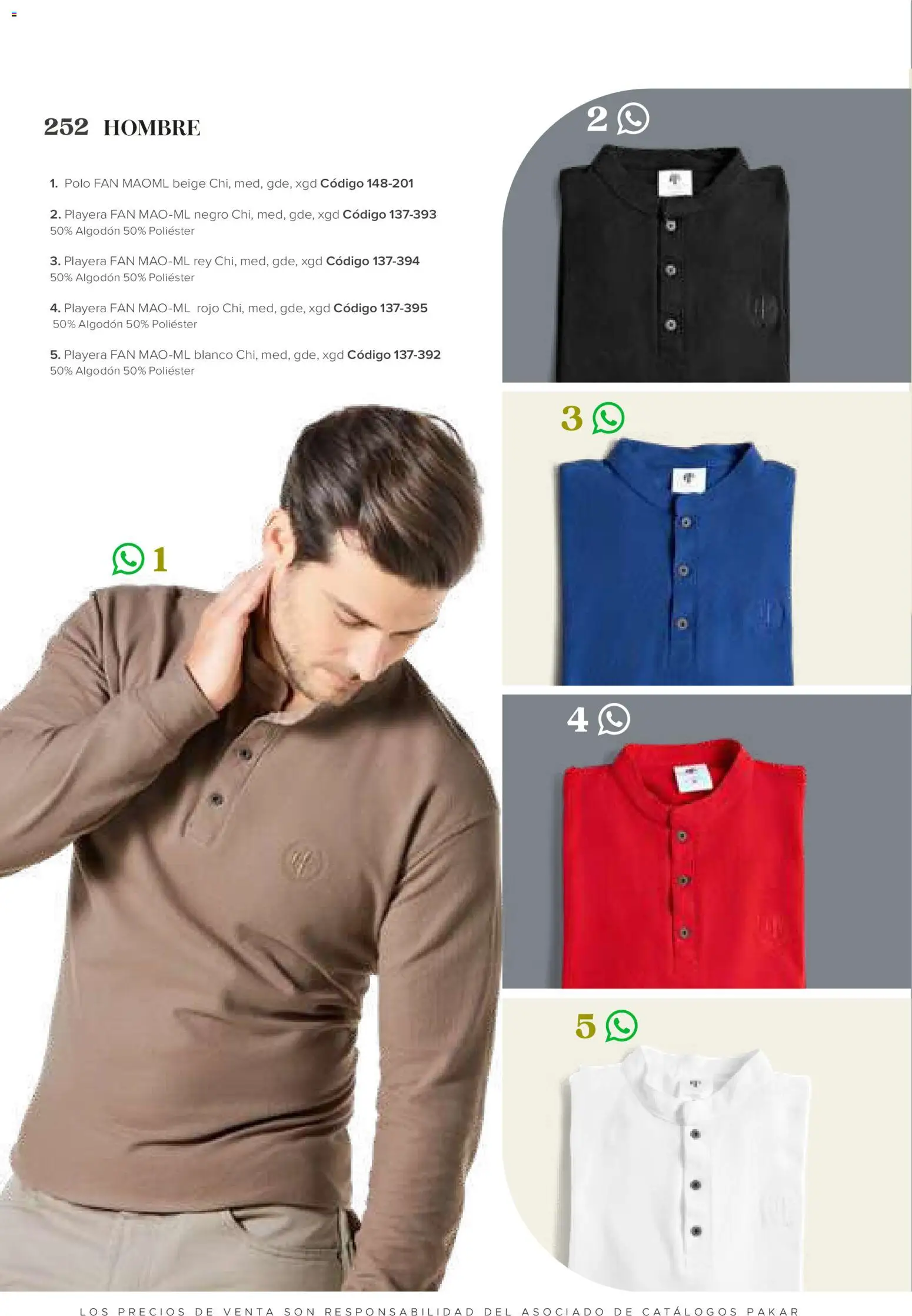 Vista previa las ofertas de la tienda SC Pakar - SC Pakar catálogo Ropa desde el 31/07/2026 