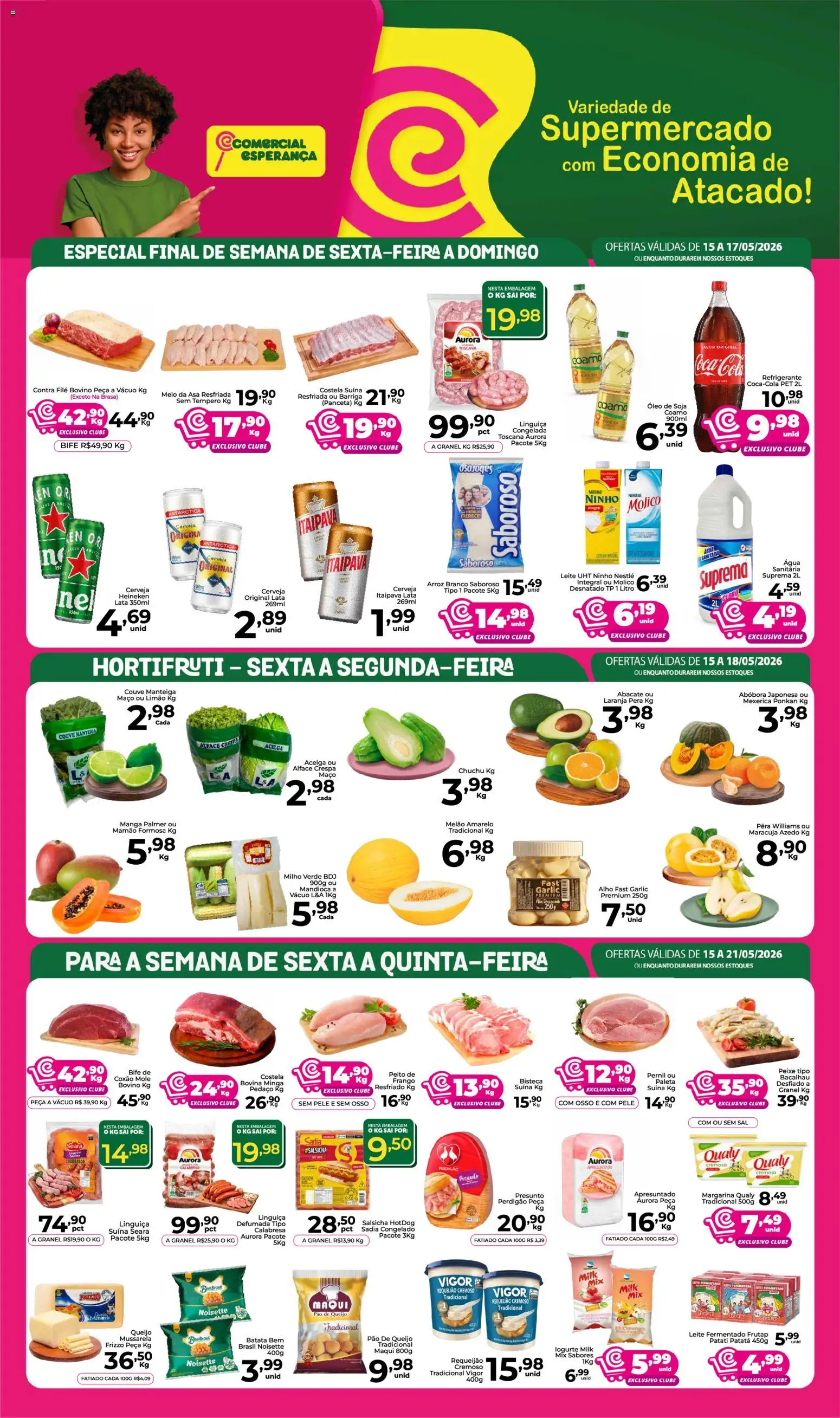 Pré-Visualização do folheto "Comercial Esperança ofertas Guarulhos" da loja Comercial Esperança válido a partir de 15/05/2026