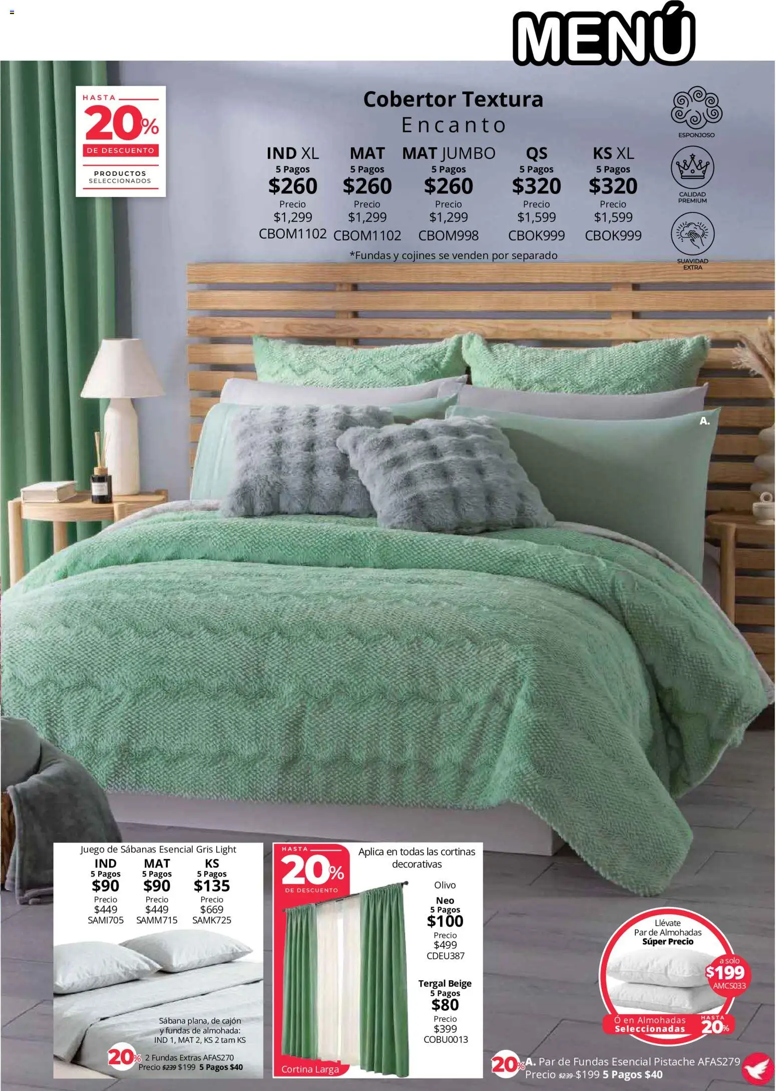 Vista previa las ofertas de la tienda Colchas Concord - Colchas Concord catálogo Colección Cobertor desde el 01/08/2026 