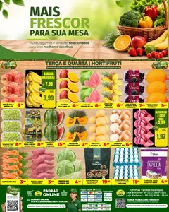 Pré-Visualização do folheto "Supermercado Padrão ofertas Hortifruti" da loja Supermercado Padrão válido a partir de 13/10/2026