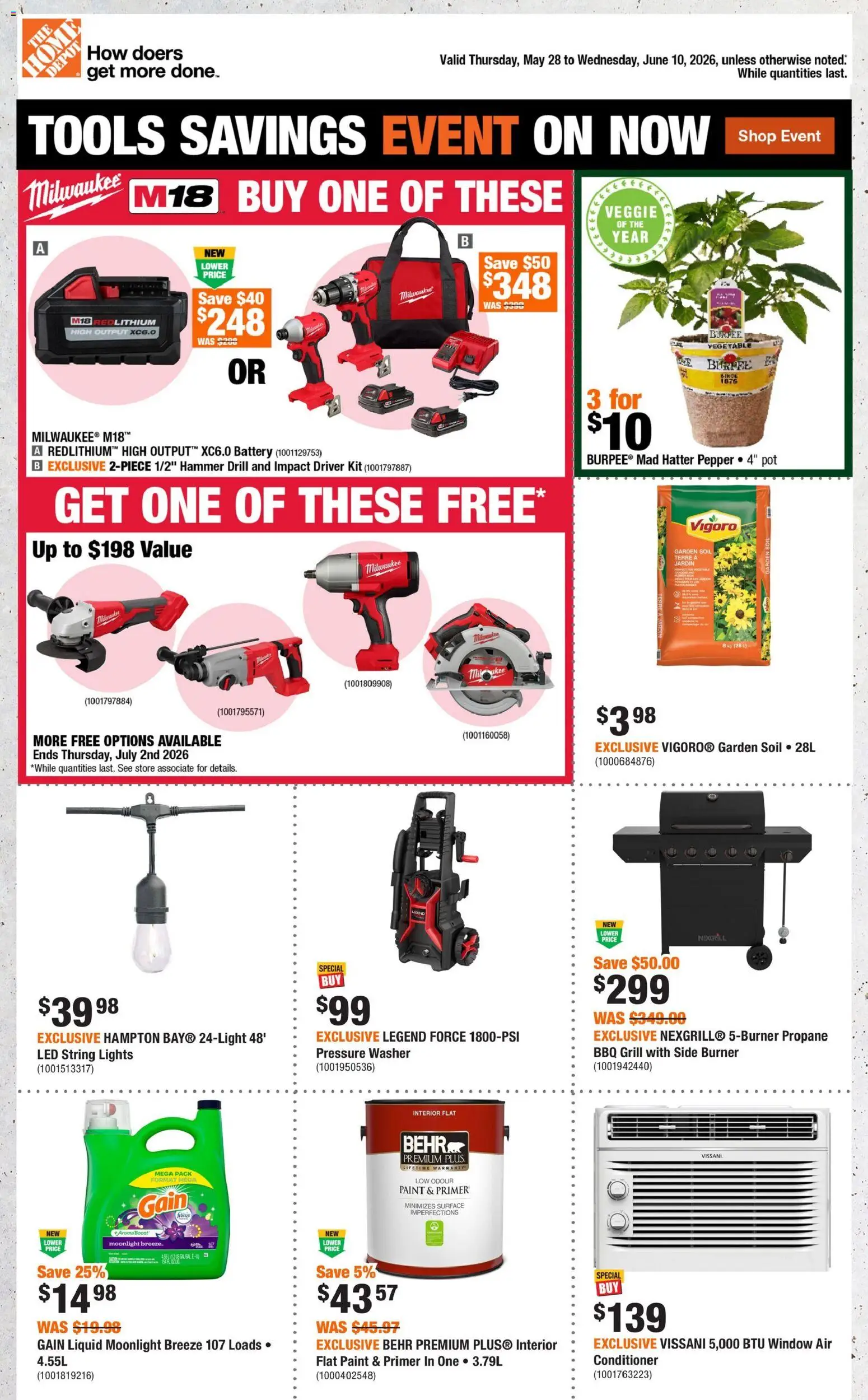 Preview of leaflet Home Depot weekly flyer -QC from shop Home Depot is valid from May 28, 2026