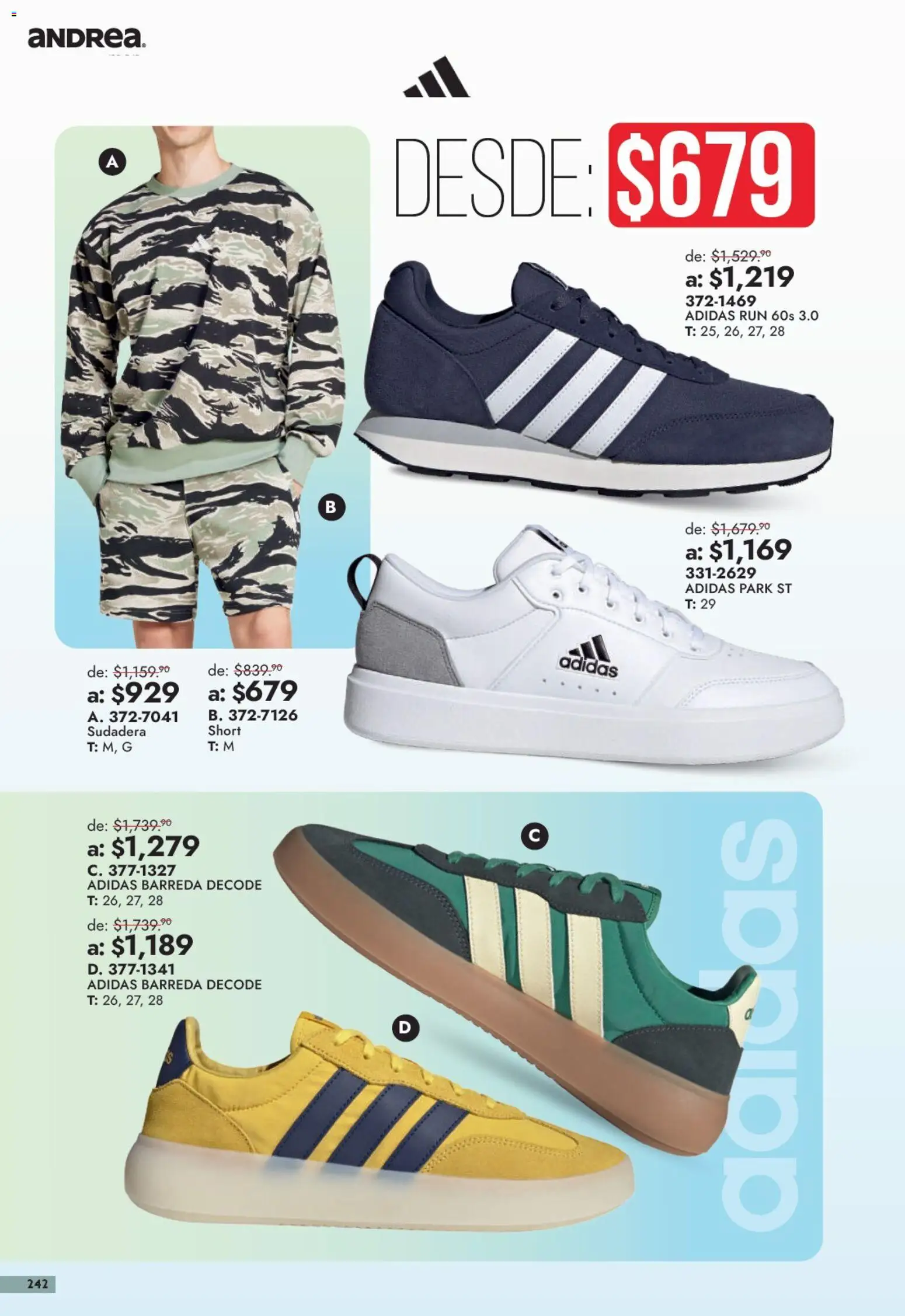 Vista previa las ofertas de la tienda Andrea - Andrea catálogo Outlet desde el 13/09/2026 
