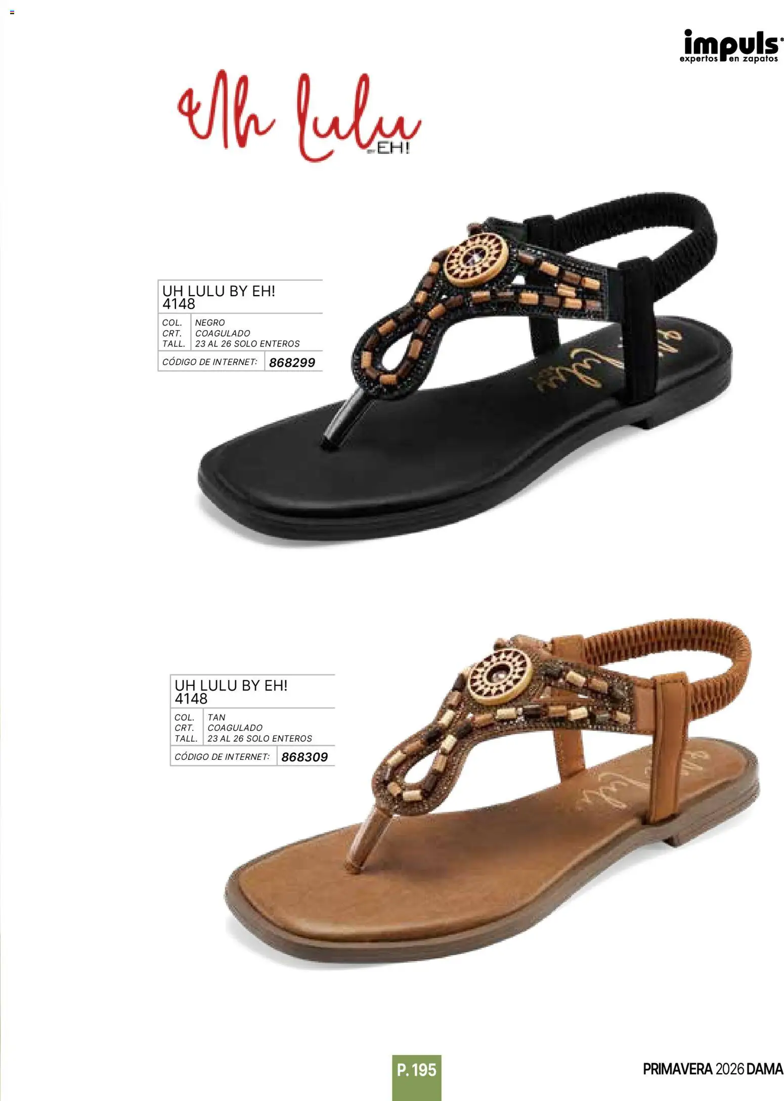 Vista previa las ofertas de la tienda Impuls - Catálogo Primavera desde el 01/01/2026 - Zapatos