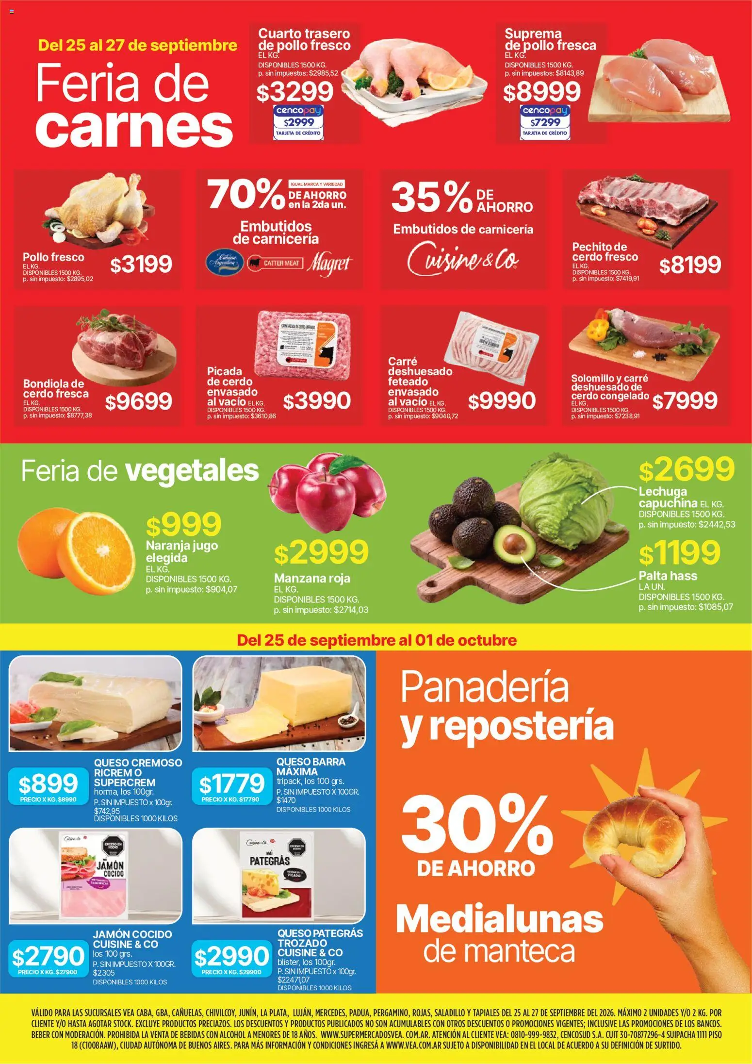Vista previa del folleto de la tienda Vea válido desde el 25/09/2026 