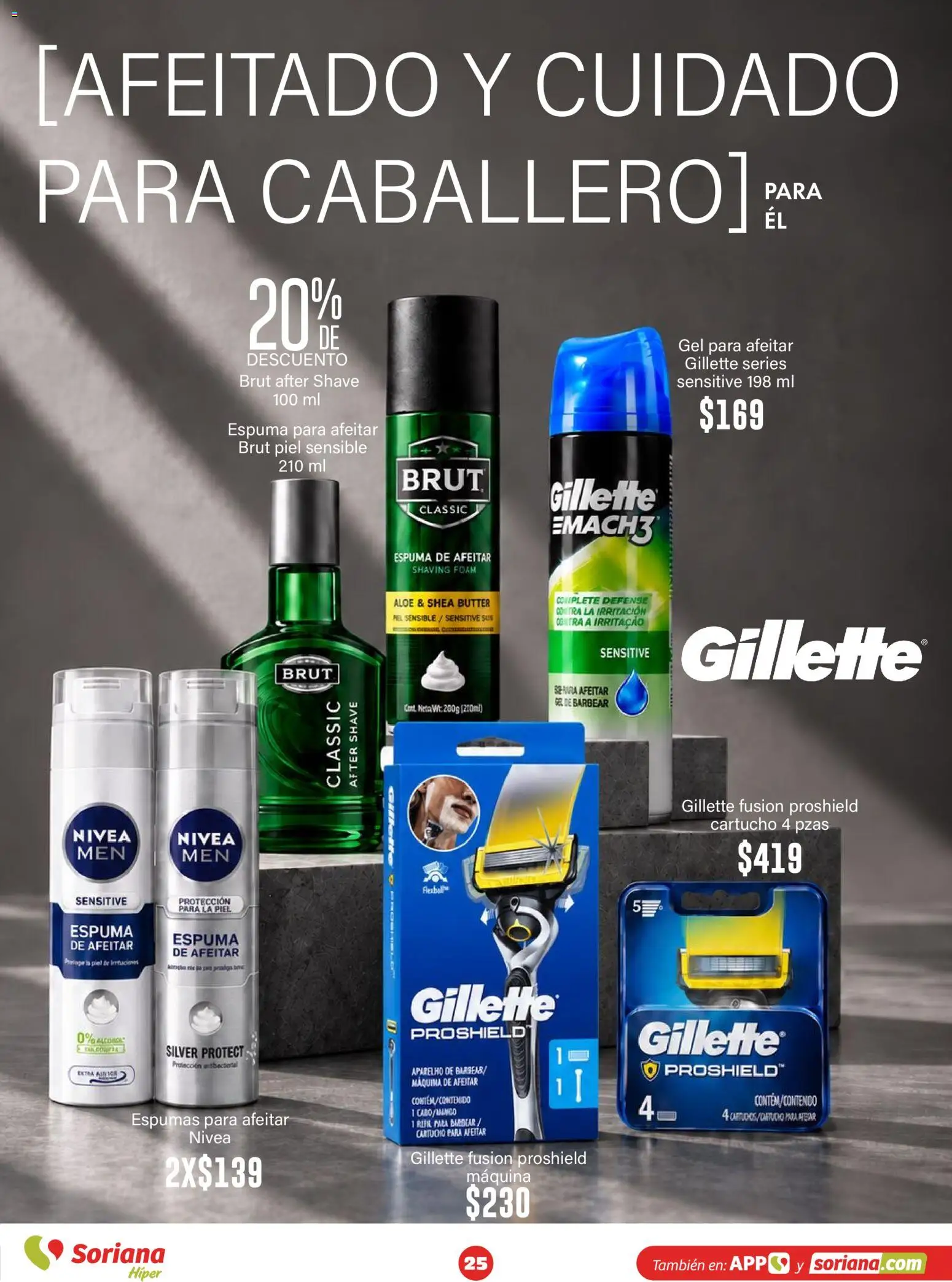 Vista previa las ofertas de la tienda Soriana - Soriana Híper - Modo #Glowing desde el 30/09/2026 - Espuma, Espuma de afeitar