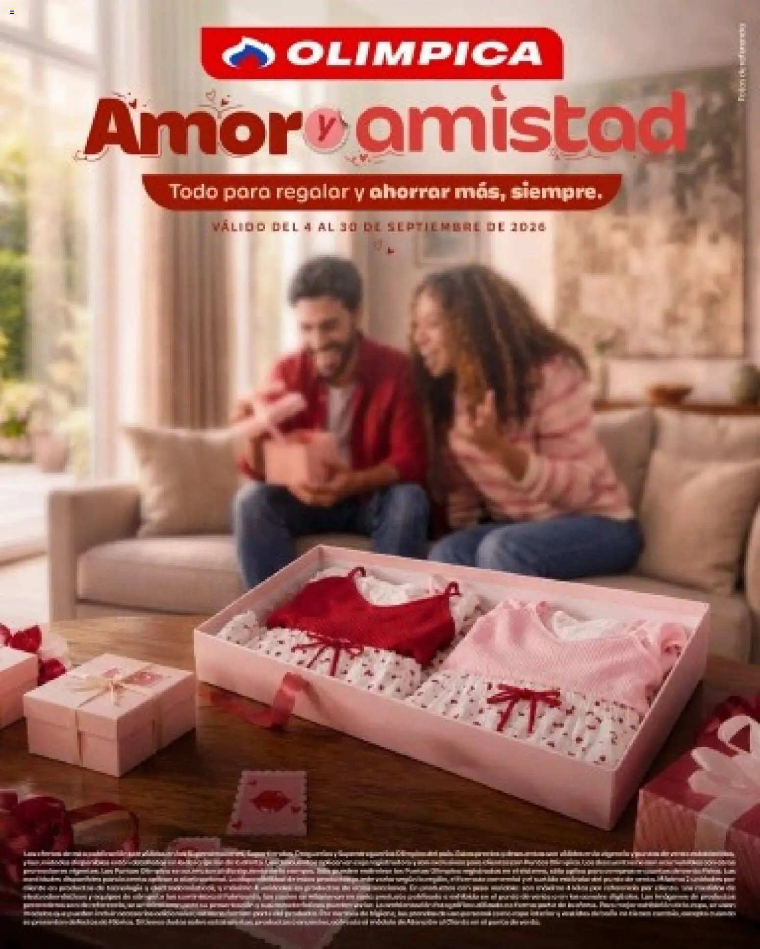  Vista previa del prospecto Olímpica catálogo Especial de Amor y Amistad del almacen Olímpica válida del 04/09/2026 al 30/09/2026